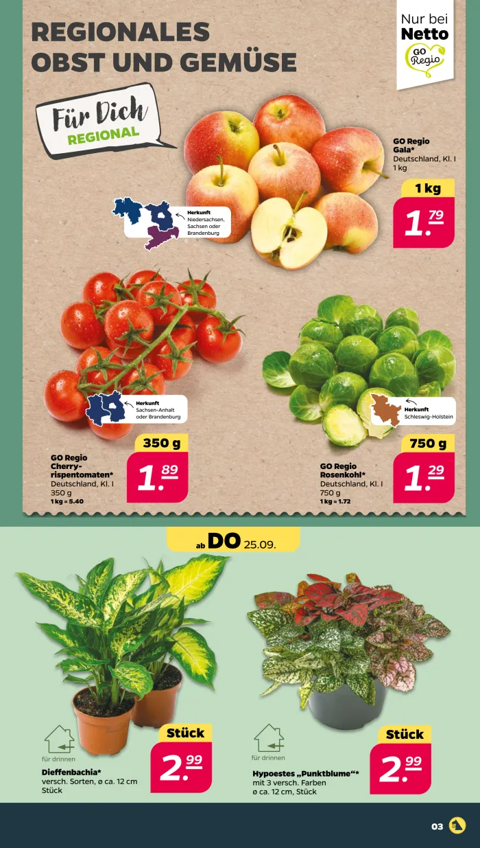 NETTO Prospekt KW39 mit aktuellen Angeboten und attraktiven Rabatten – günstige Lebensmittel, Sparen Sie bei NETTO Prospekt diese Woche!
