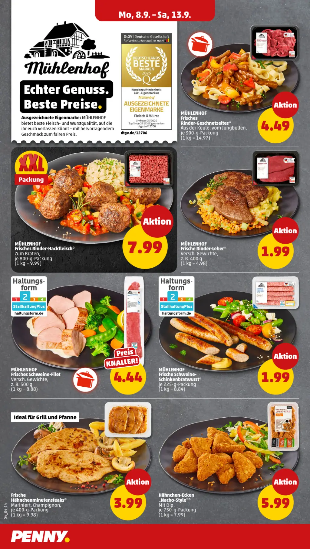 PENNY Prospekt KW37 mit aktuellen Angeboten und attraktiven Rabatten – günstige Lebensmittel, Sparen Sie bei PENNY Prospekt diese Woche!