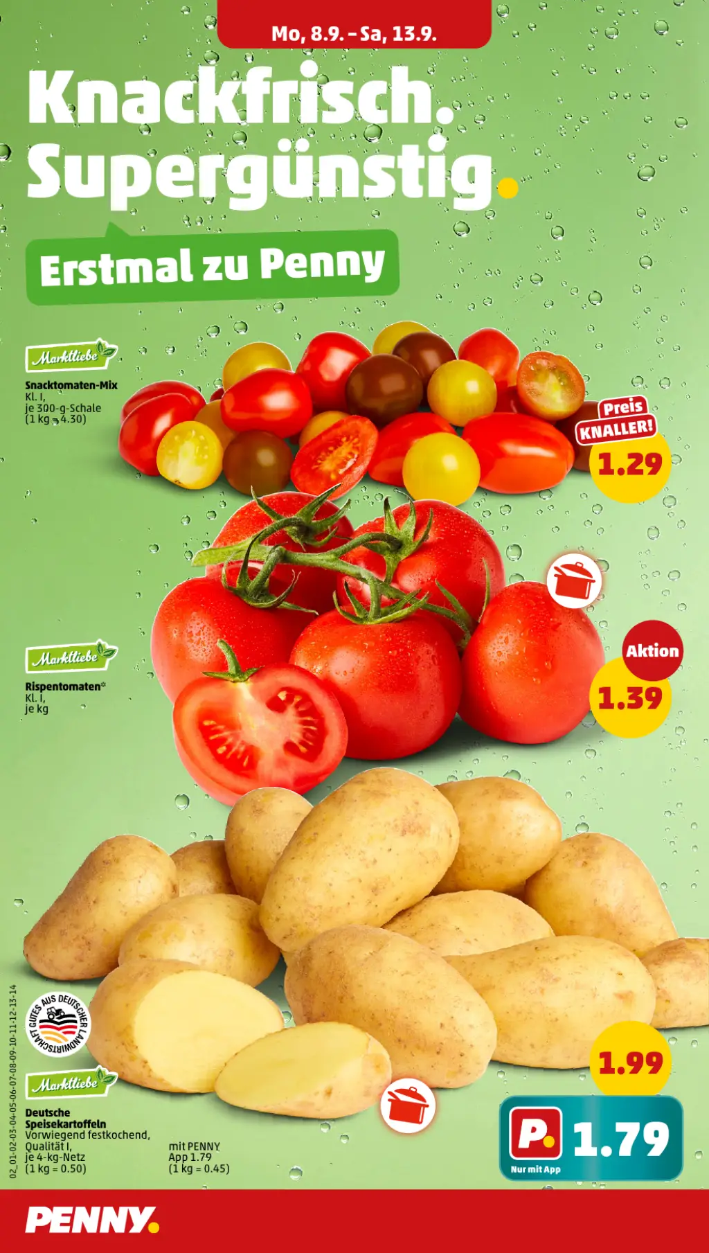 PENNY Prospekt KW37 mit aktuellen Angeboten und attraktiven Rabatten – günstige Lebensmittel, Sparen Sie bei PENNY Prospekt diese Woche!