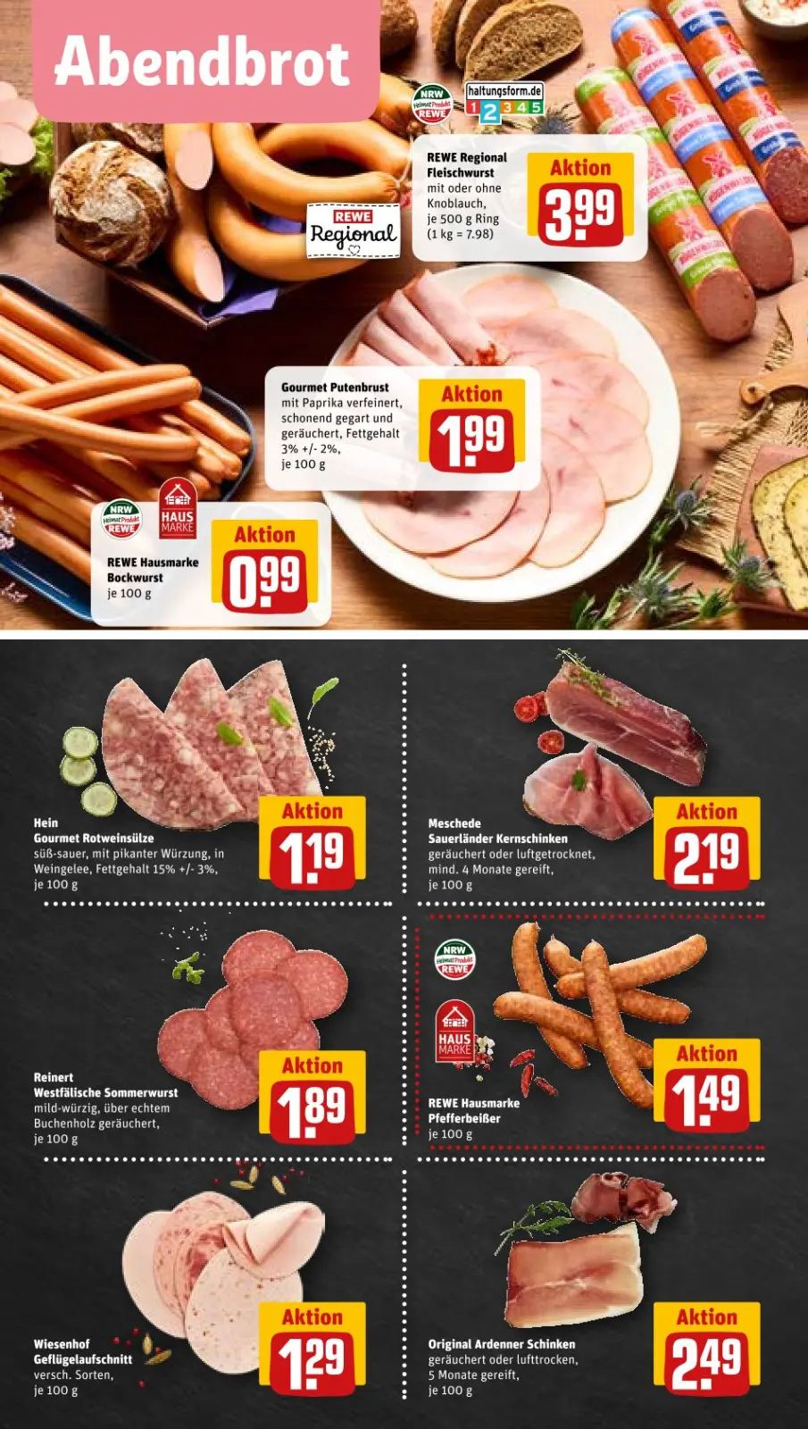 REWE Prospekt KW38 mit aktuellen Angeboten und attraktiven Rabatten – günstige Lebensmittel, Sparen Sie bei REWE Prospekt diese Woche!