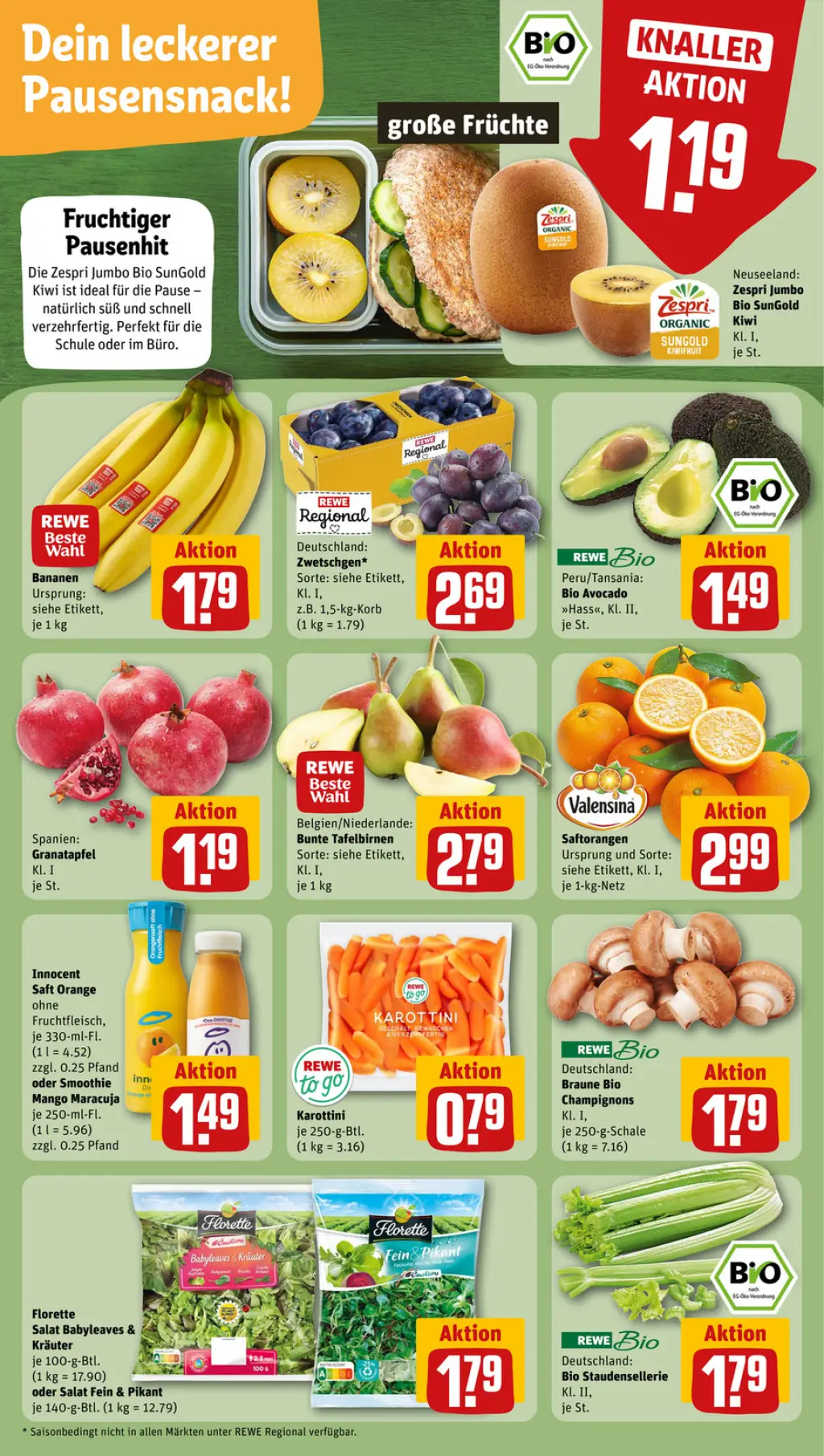 REWE Prospekt KW37 mit aktuellen Angeboten und attraktiven Rabatten – günstige Lebensmittel, Sparen Sie bei REWE Prospekt diese Woche!