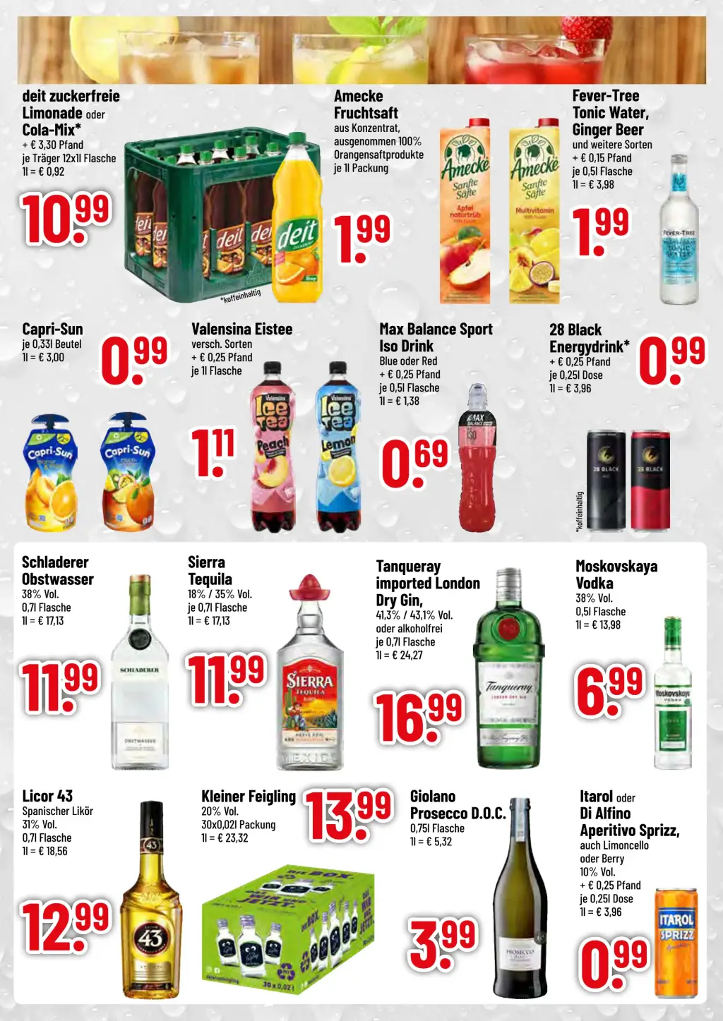 trinkgut Prospekt KW37 mit aktuellen Angeboten und attraktiven Rabatten – günstige Lebensmittel, Sparen Sie bei trinkgut Prospekt diese Woche!