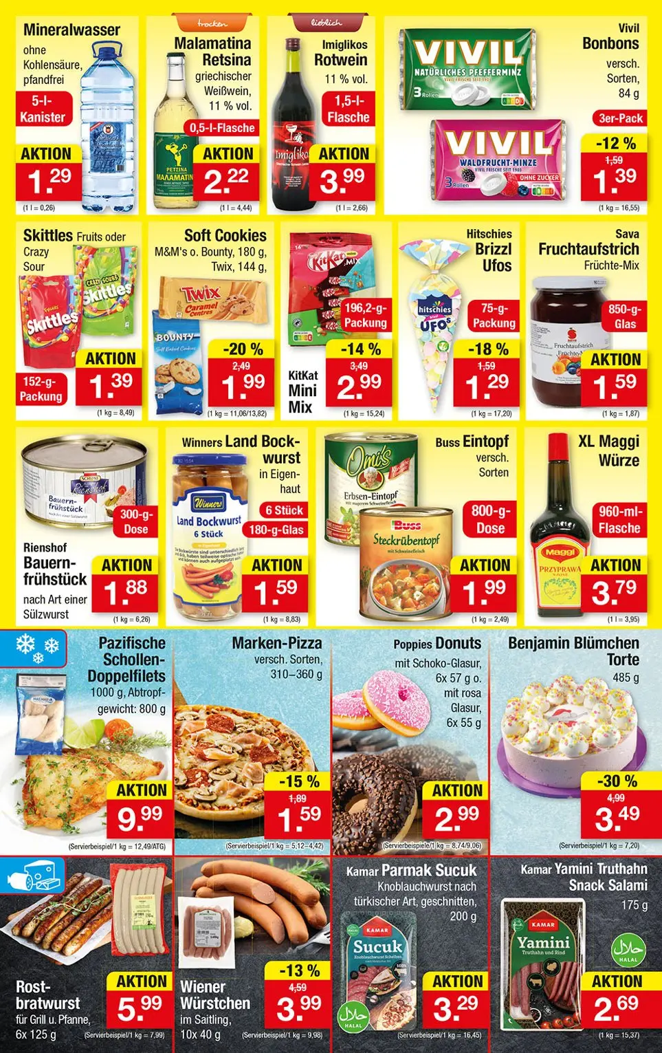 Zimmermann Prospekt KW38 mit aktuellen Angeboten und attraktiven Rabatten – günstige Lebensmittel, Sparen Sie bei Zimmermann Prospekt diese Woche!