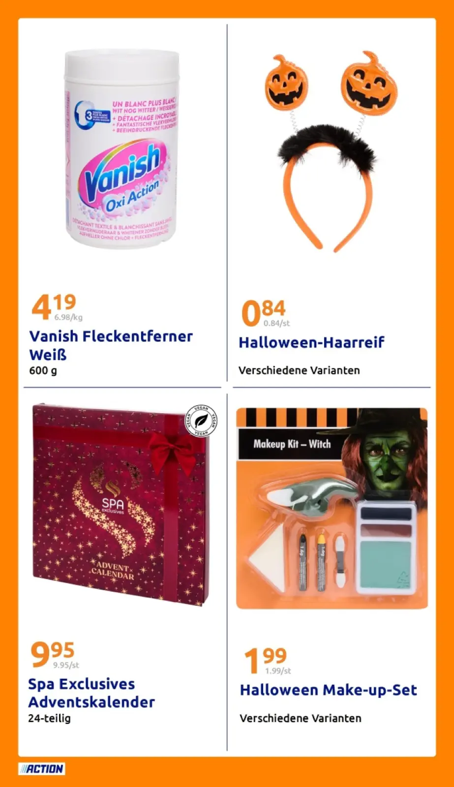 Action Prospekt KW43 mit aktuellen Angeboten und attraktiven Rabatten – günstige Lebensmittel, Sparen Sie bei Action Prospekt diese Woche!