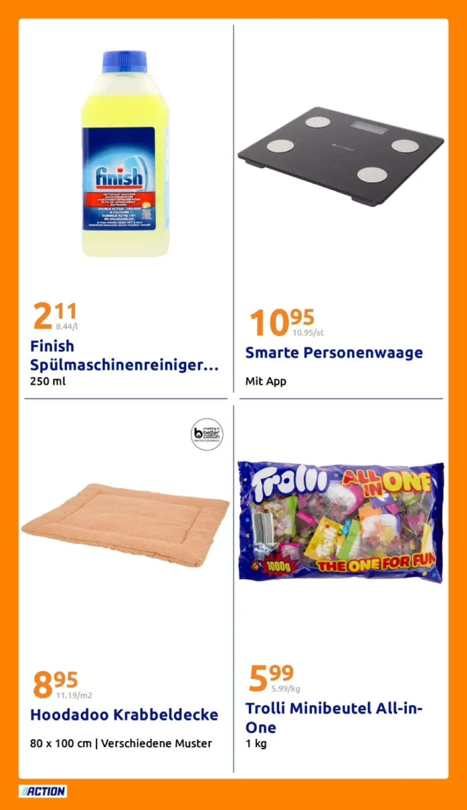 Action Prospekt KW43 mit aktuellen Angeboten und attraktiven Rabatten – günstige Lebensmittel, Sparen Sie bei Action Prospekt diese Woche!