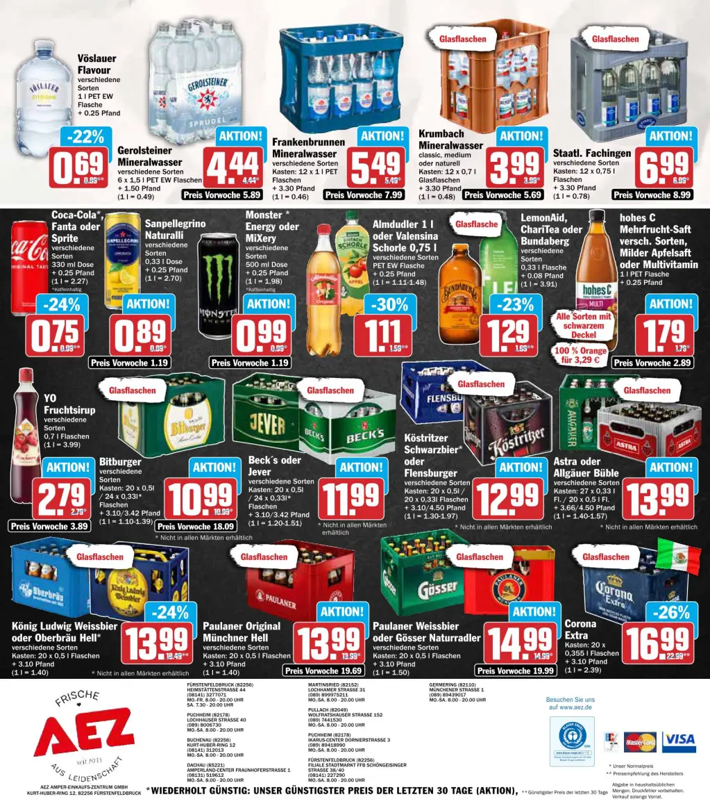 AEZ Prospekt KW41 mit aktuellen Angeboten und attraktiven Rabatten – günstige Lebensmittel, Sparen Sie bei AEZ Prospekt diese Woche!