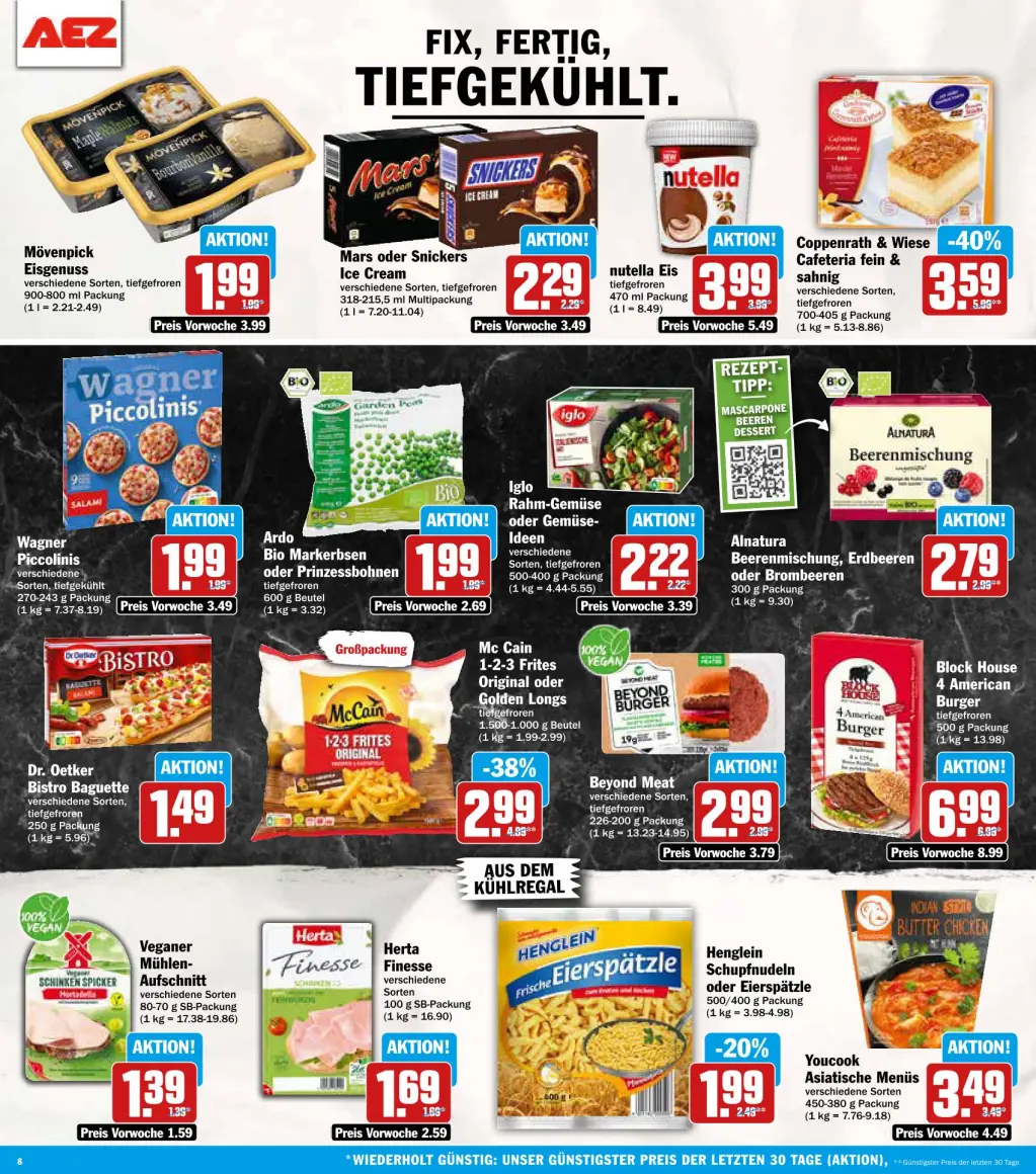 AEZ Prospekt KW41 mit aktuellen Angeboten und attraktiven Rabatten – günstige Lebensmittel, Sparen Sie bei AEZ Prospekt diese Woche!