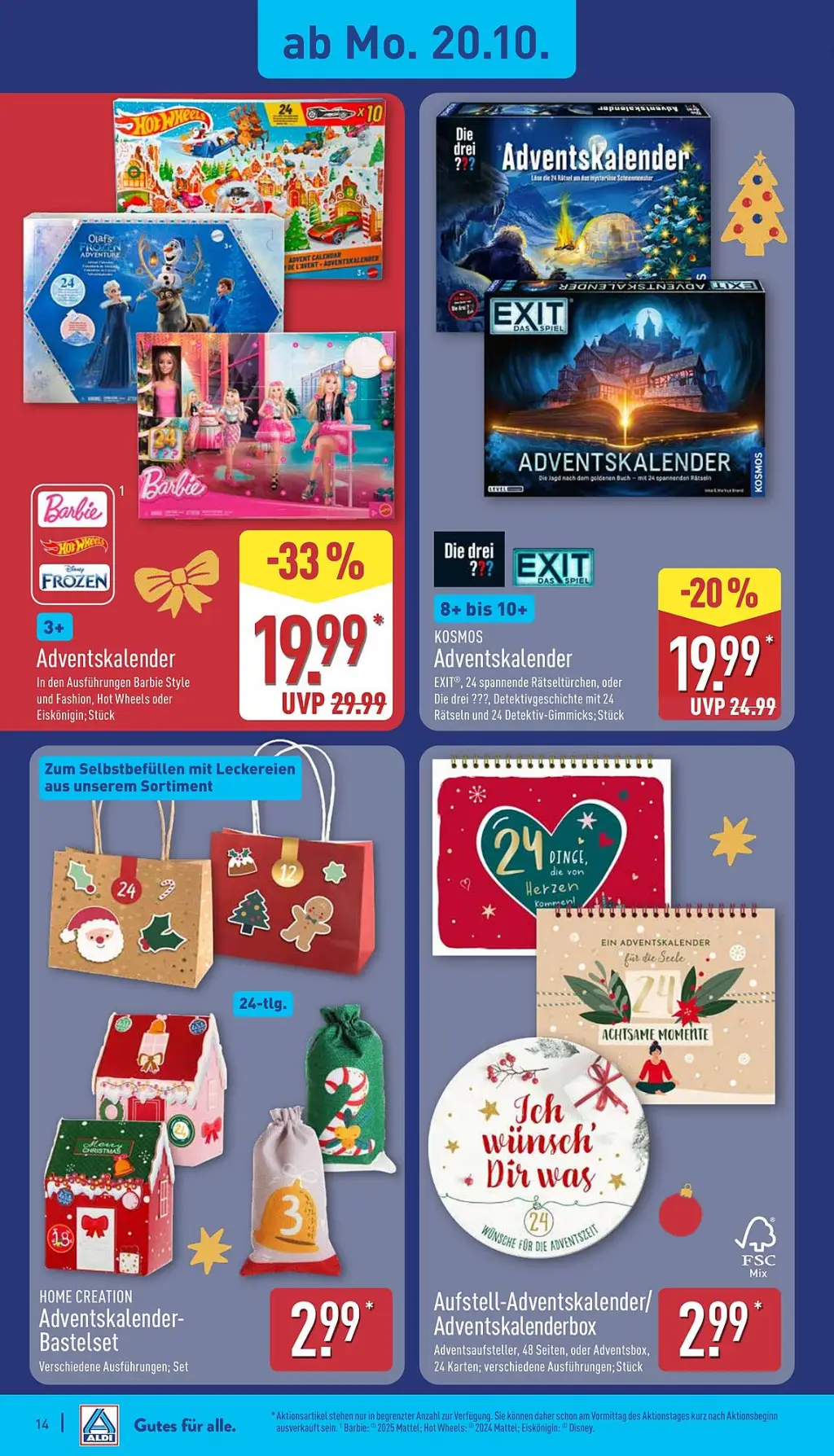 Aldi Nord Prospekt KW43 mit aktuellen Angeboten und attraktiven Rabatten – günstige Lebensmittel, Sparen Sie bei Aldi Nord Prospekt diese Woche!