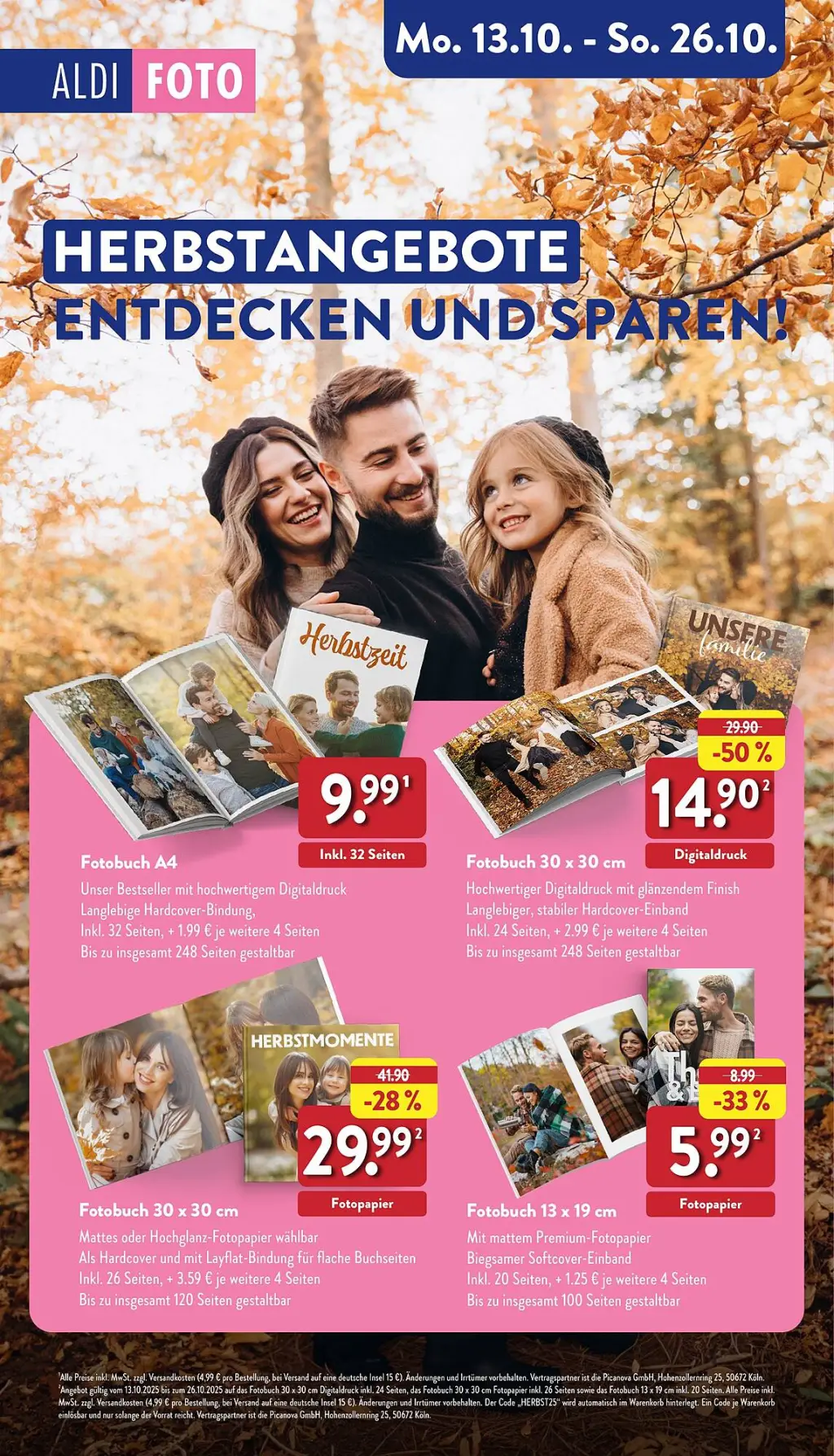 Aldi Nord Prospekt KW43 mit aktuellen Angeboten und attraktiven Rabatten – günstige Lebensmittel, Sparen Sie bei Aldi Nord Prospekt diese Woche!