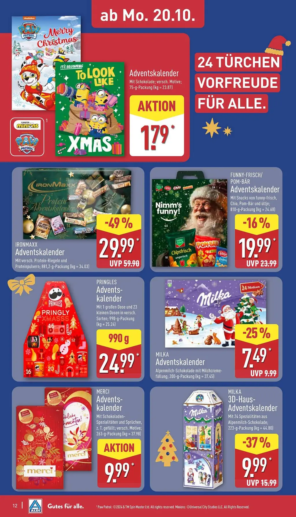 Aldi Nord Prospekt KW43 mit aktuellen Angeboten und attraktiven Rabatten – günstige Lebensmittel, Sparen Sie bei Aldi Nord Prospekt diese Woche!