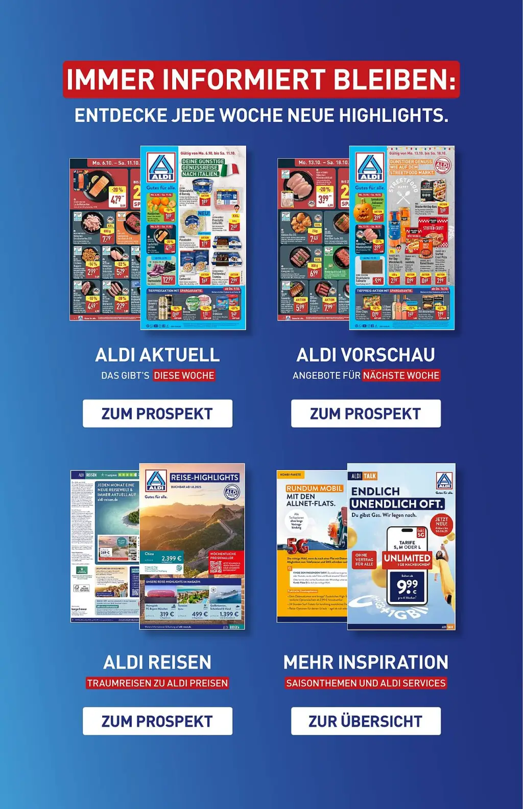 Aldi Nord Prospekt KW43 mit aktuellen Angeboten und attraktiven Rabatten – günstige Lebensmittel, Sparen Sie bei Aldi Nord Prospekt diese Woche!