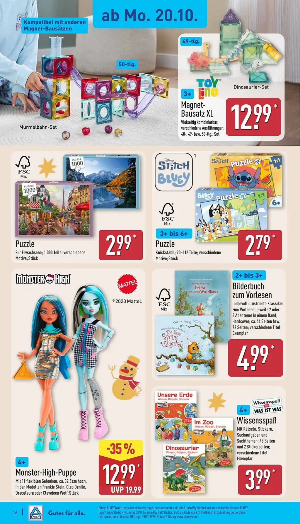 Aldi Nord Prospekt KW43 mit aktuellen Angeboten und attraktiven Rabatten – günstige Lebensmittel, Sparen Sie bei Aldi Nord Prospekt diese Woche!