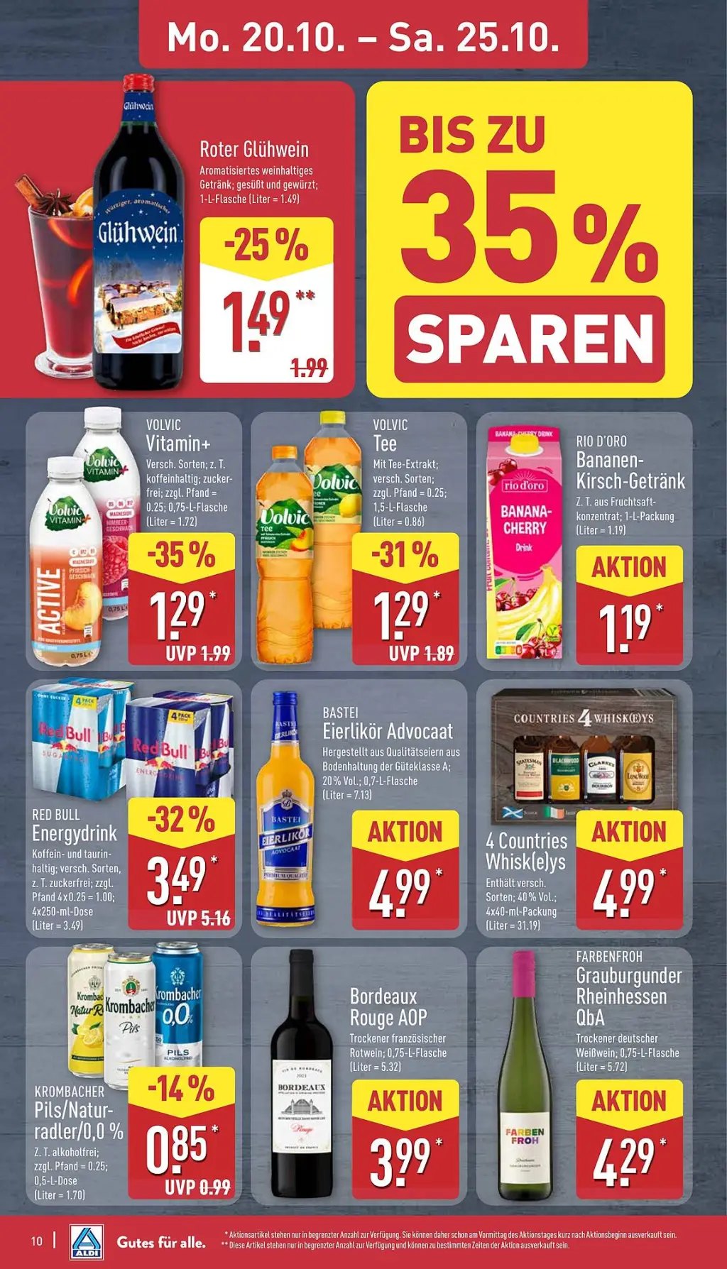 Aldi Nord Prospekt KW43 mit aktuellen Angeboten und attraktiven Rabatten – günstige Lebensmittel, Sparen Sie bei Aldi Nord Prospekt diese Woche!