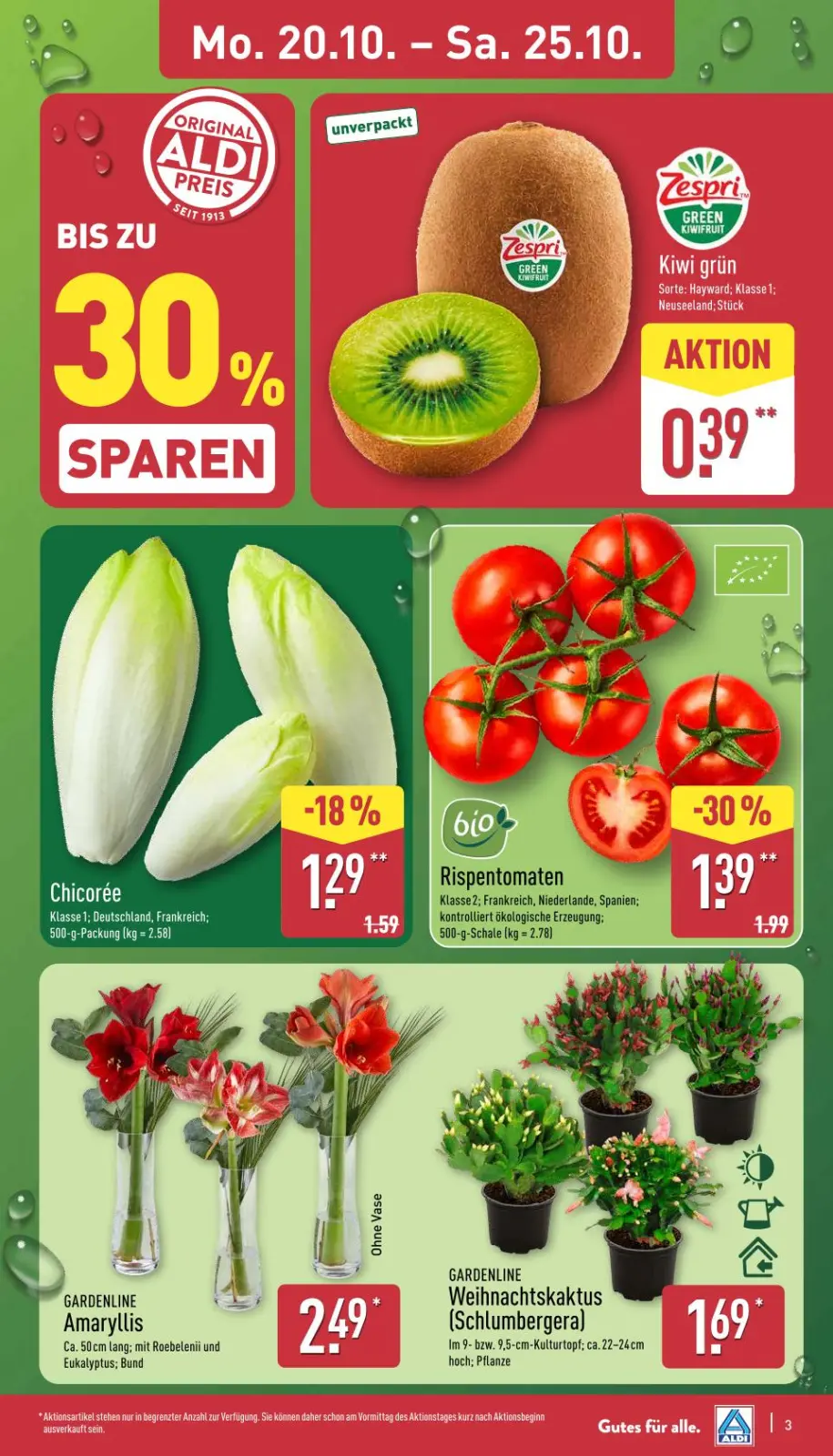 Aldi Nord Prospekt KW42 mit aktuellen Angeboten und attraktiven Rabatten – günstige Lebensmittel, Sparen Sie bei Aldi Nord Prospekt diese Woche!