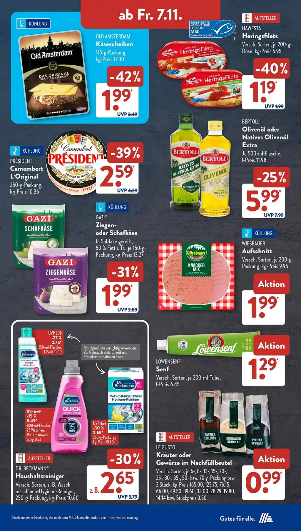 Aldi Süd Prospekt KW45 mit aktuellen Angeboten und attraktiven Rabatten – günstige Lebensmittel, Sparen Sie bei Aldi Süd Prospekt diese Woche!