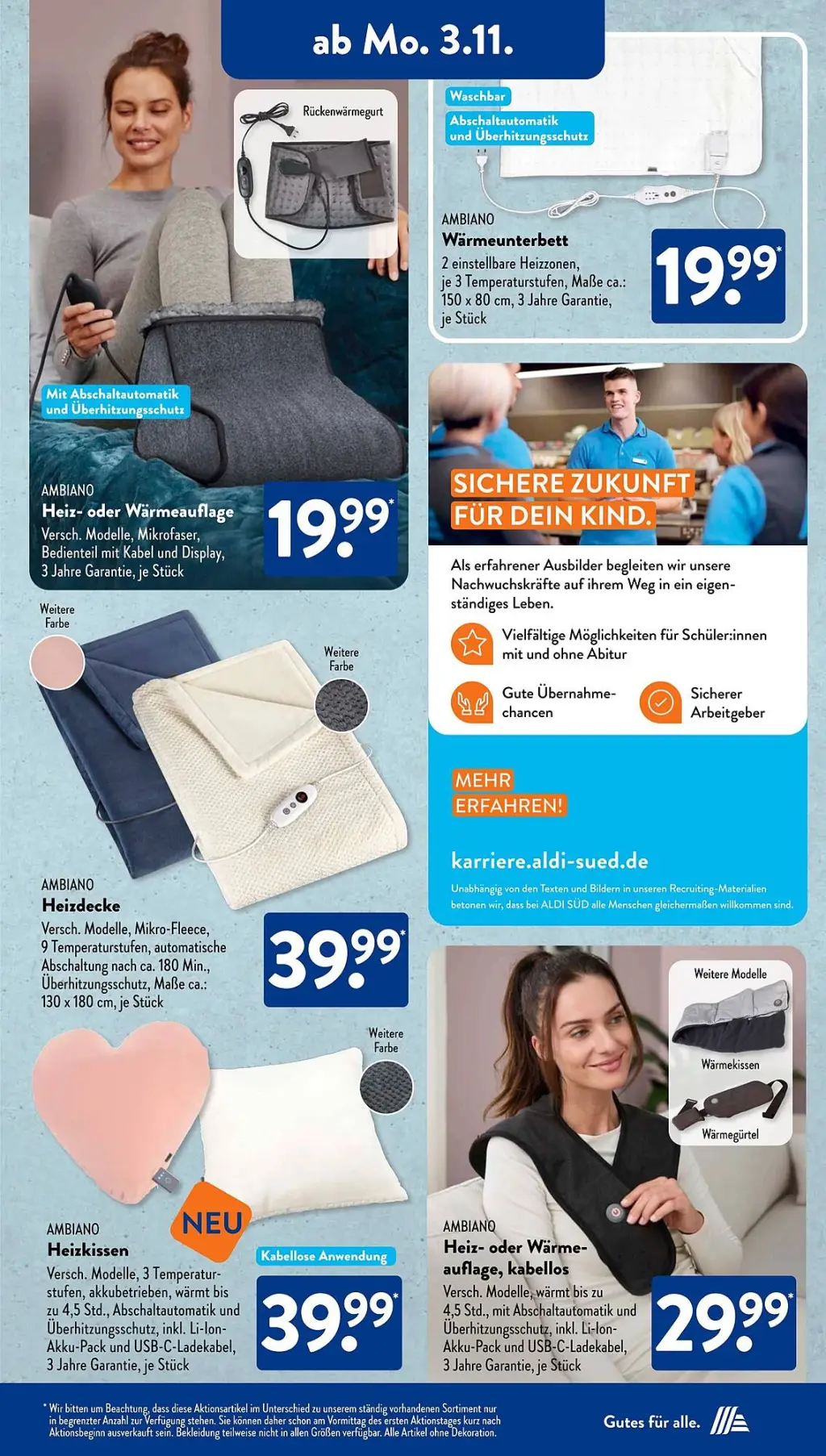 Aldi Süd Prospekt KW45 mit aktuellen Angeboten und attraktiven Rabatten – günstige Lebensmittel, Sparen Sie bei Aldi Süd Prospekt diese Woche!