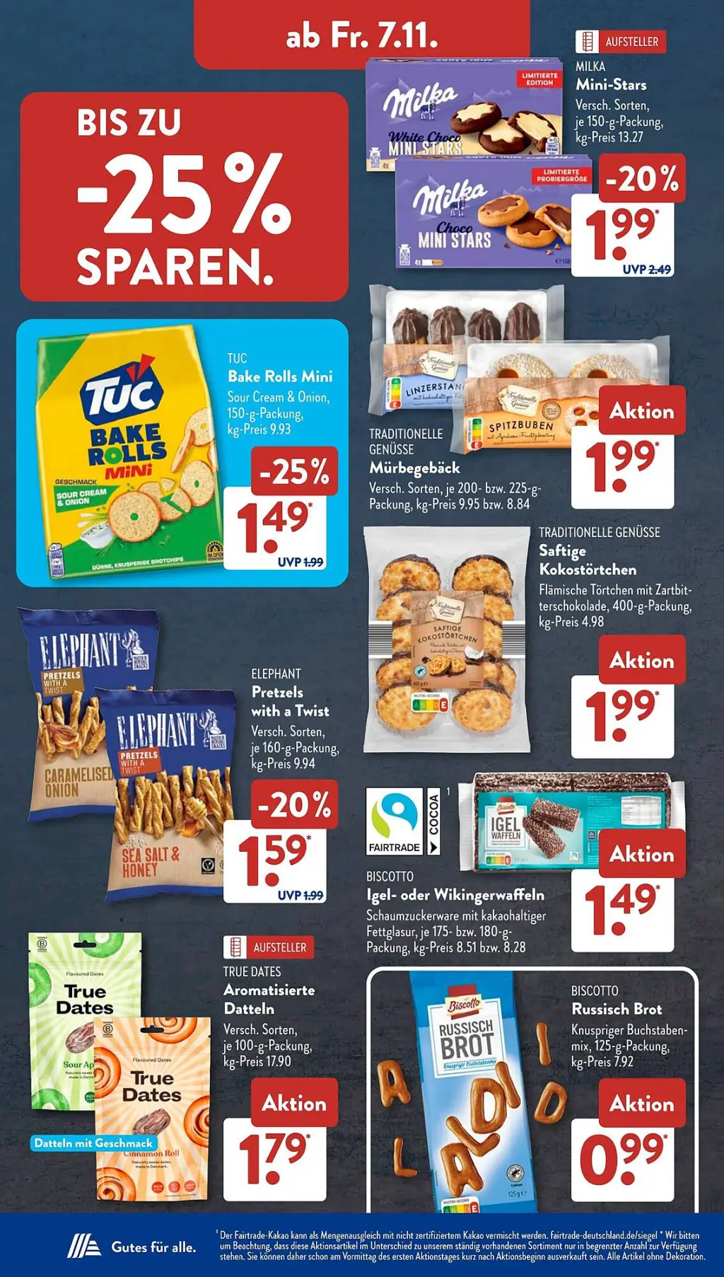 Aldi Süd Prospekt KW45 mit aktuellen Angeboten und attraktiven Rabatten – günstige Lebensmittel, Sparen Sie bei Aldi Süd Prospekt diese Woche!