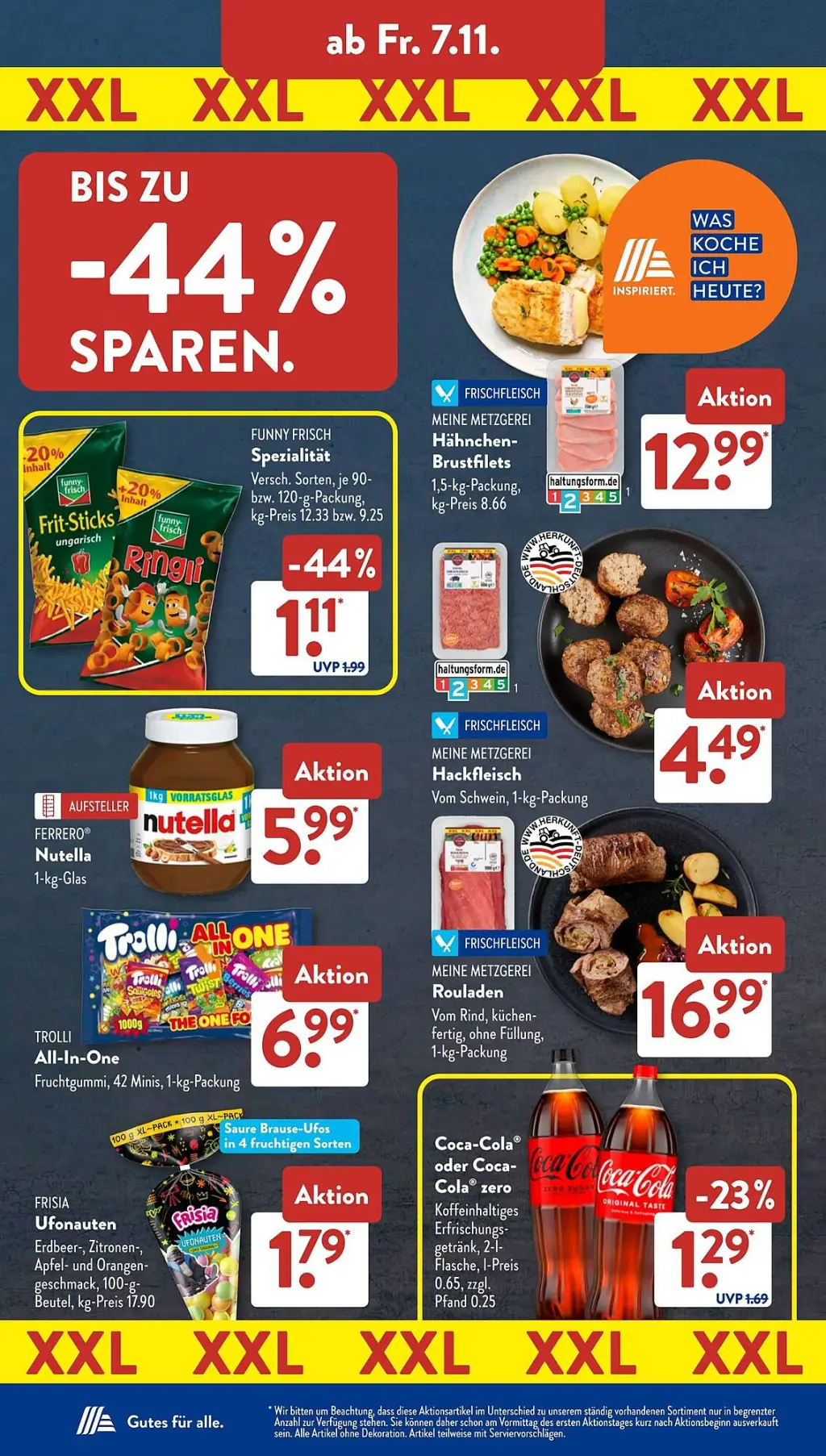 Aldi Süd Prospekt KW45 mit aktuellen Angeboten und attraktiven Rabatten – günstige Lebensmittel, Sparen Sie bei Aldi Süd Prospekt diese Woche!