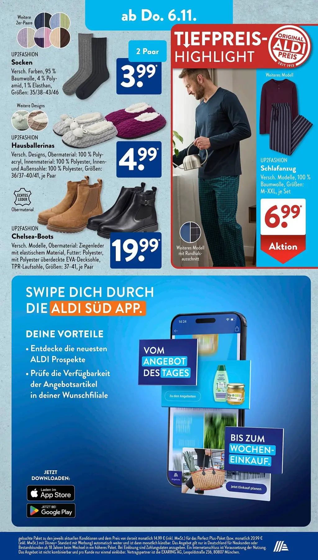 Aldi Süd Prospekt KW45 mit aktuellen Angeboten und attraktiven Rabatten – günstige Lebensmittel, Sparen Sie bei Aldi Süd Prospekt diese Woche!