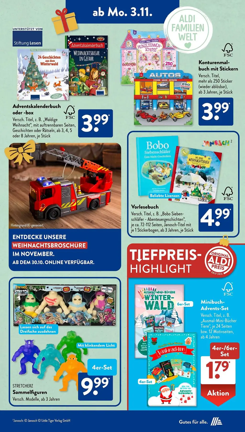 Aldi Süd Prospekt KW45 mit aktuellen Angeboten und attraktiven Rabatten – günstige Lebensmittel, Sparen Sie bei Aldi Süd Prospekt diese Woche!