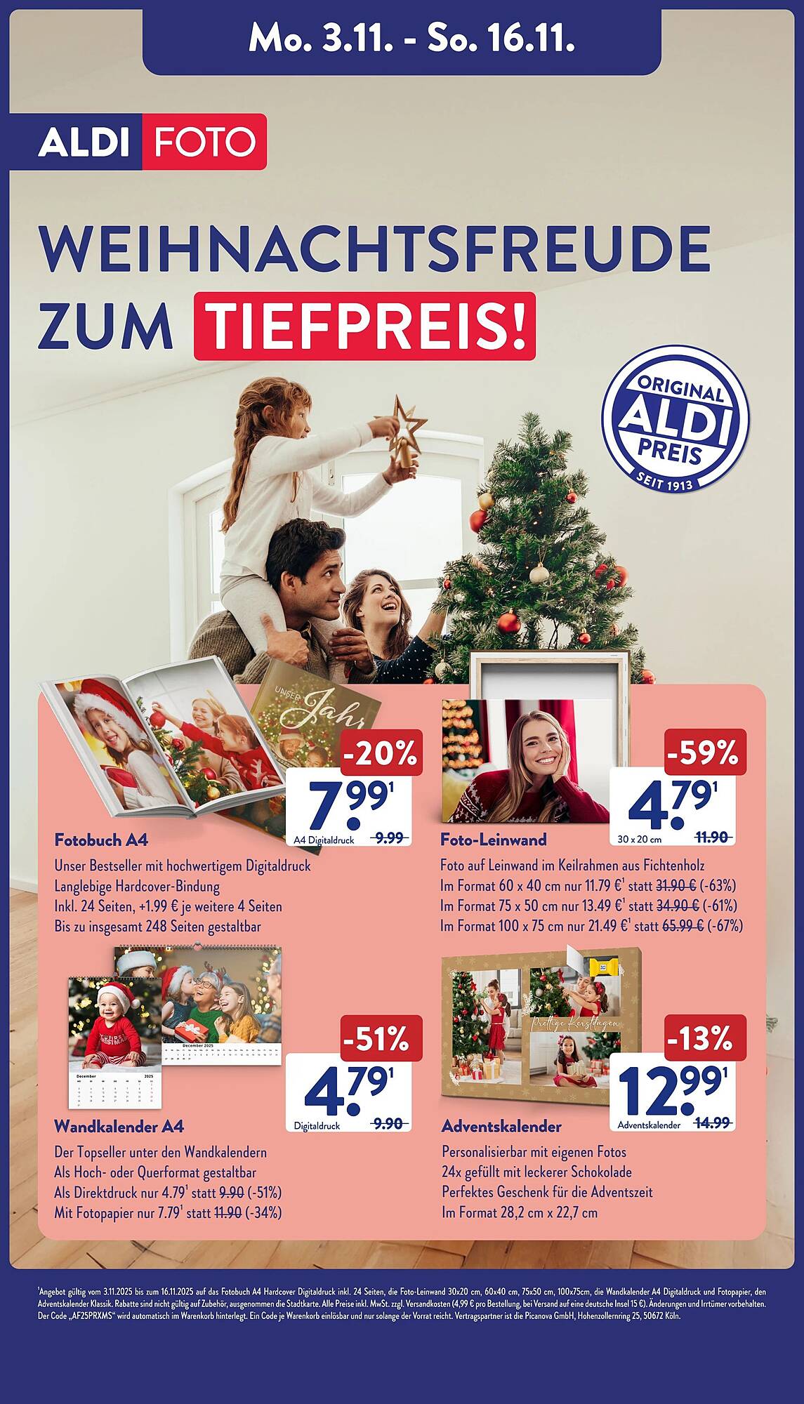 Aldi Süd Prospekt KW45 mit aktuellen Angeboten und attraktiven Rabatten – günstige Lebensmittel, Sparen Sie bei Aldi Süd Prospekt diese Woche!