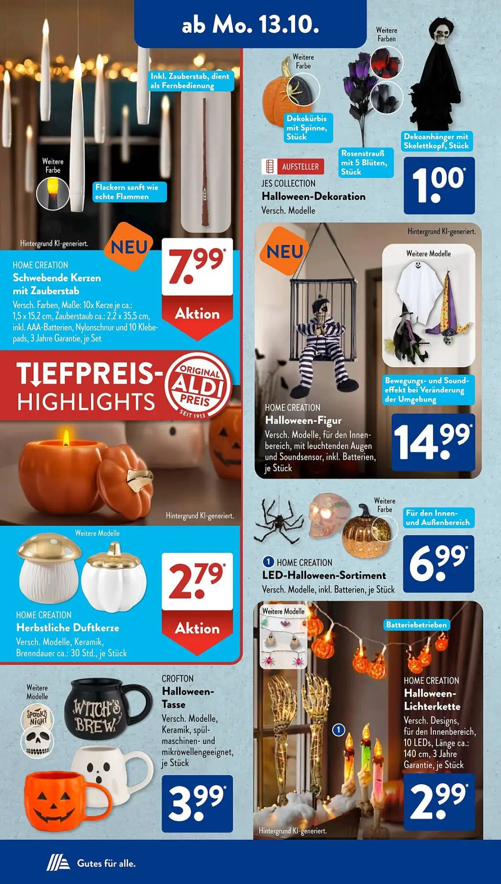 Aldi Süd Prospekt KW42 mit aktuellen Angeboten und attraktiven Rabatten – günstige Lebensmittel, Sparen Sie bei Aldi Süd Prospekt diese Woche!