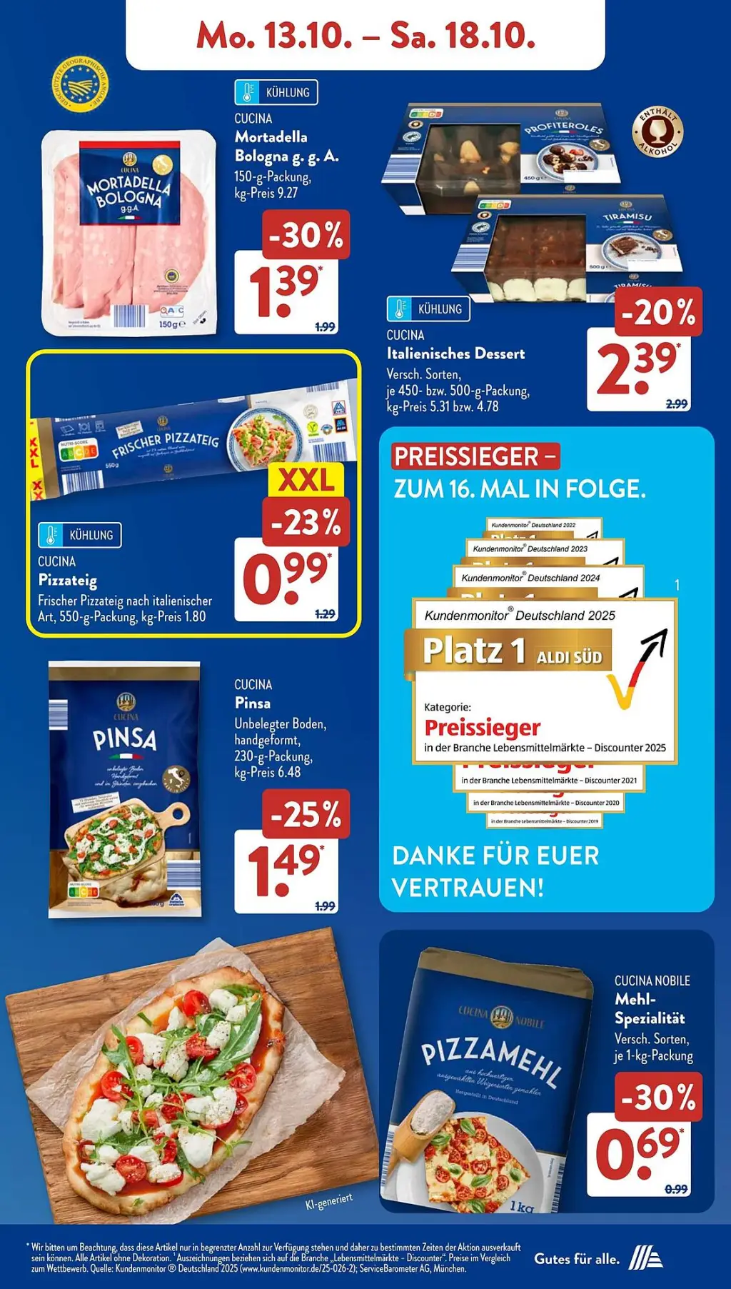 Aldi Süd Prospekt KW42 mit aktuellen Angeboten und attraktiven Rabatten – günstige Lebensmittel, Sparen Sie bei Aldi Süd Prospekt diese Woche!