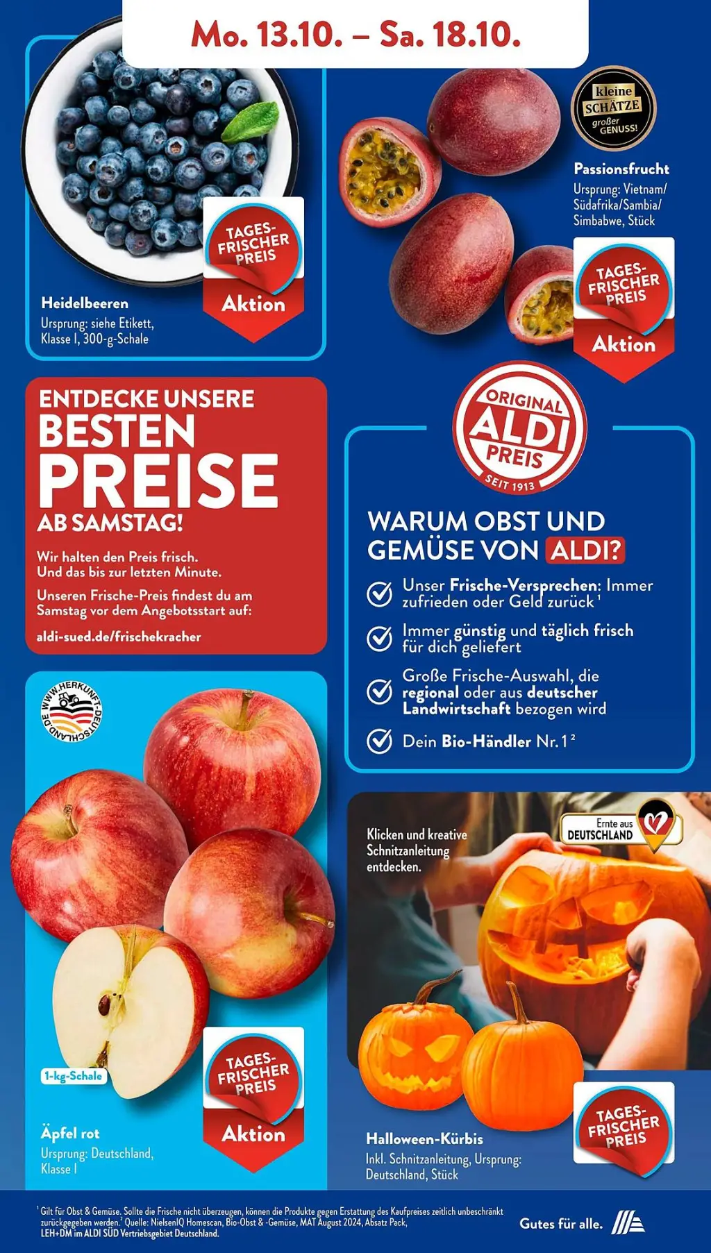 Aldi Süd Prospekt KW42 mit aktuellen Angeboten und attraktiven Rabatten – günstige Lebensmittel, Sparen Sie bei Aldi Süd Prospekt diese Woche!