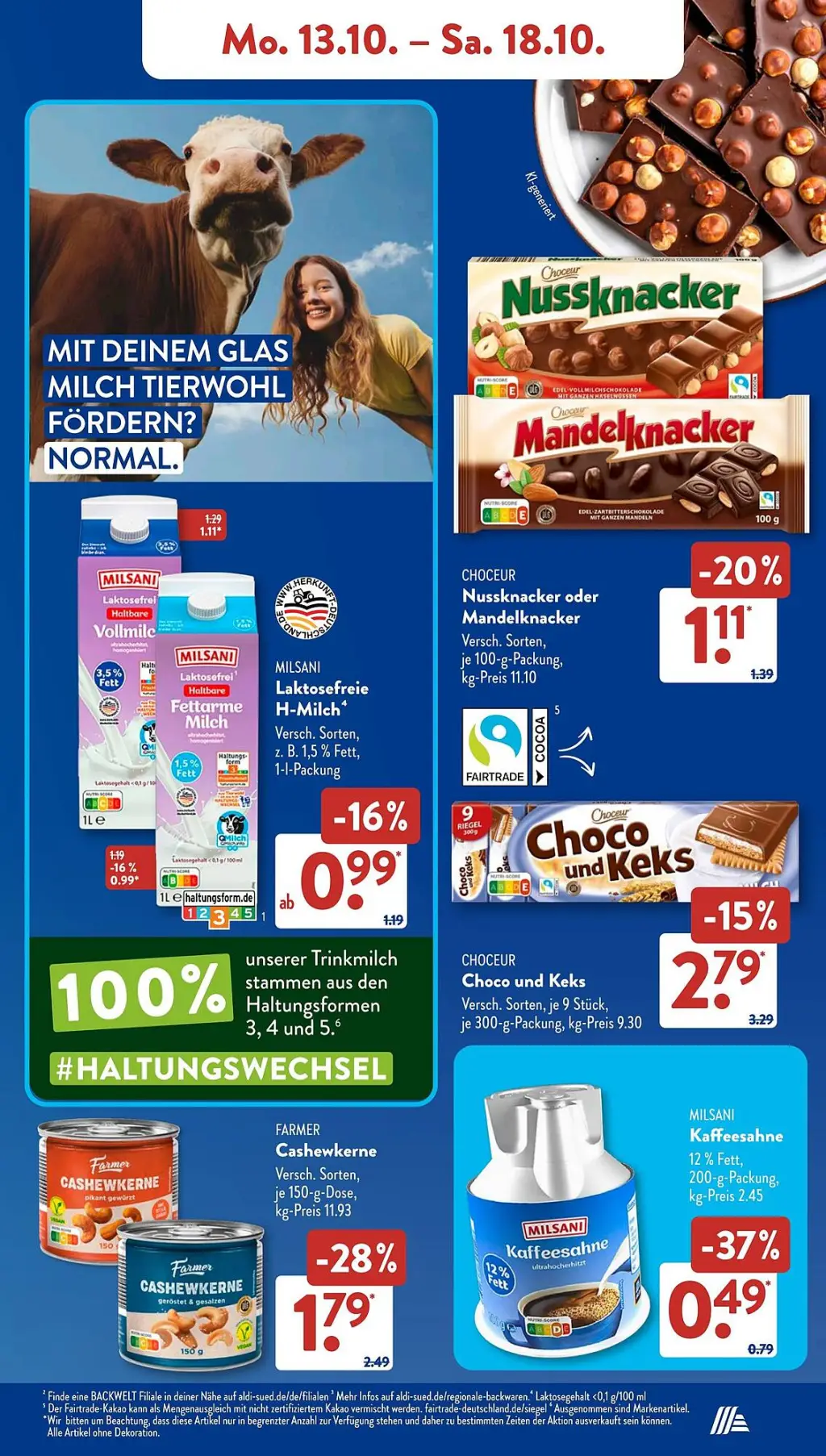 Aldi Süd Prospekt KW42 mit aktuellen Angeboten und attraktiven Rabatten – günstige Lebensmittel, Sparen Sie bei Aldi Süd Prospekt diese Woche!