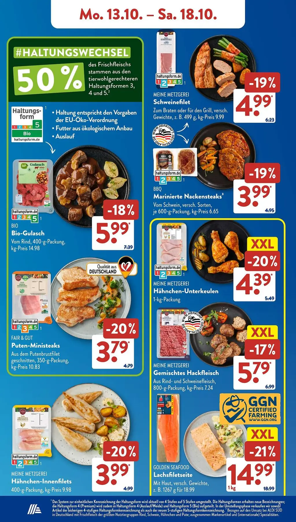 Aldi Süd Prospekt KW42 mit aktuellen Angeboten und attraktiven Rabatten – günstige Lebensmittel, Sparen Sie bei Aldi Süd Prospekt diese Woche!