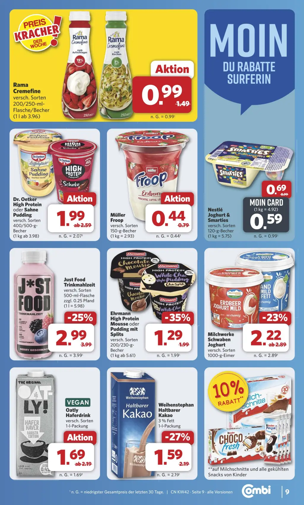 Combi Prospekt KW42 mit aktuellen Angeboten und attraktiven Rabatten – günstige Lebensmittel, Sparen Sie bei Combi Prospekt diese Woche!