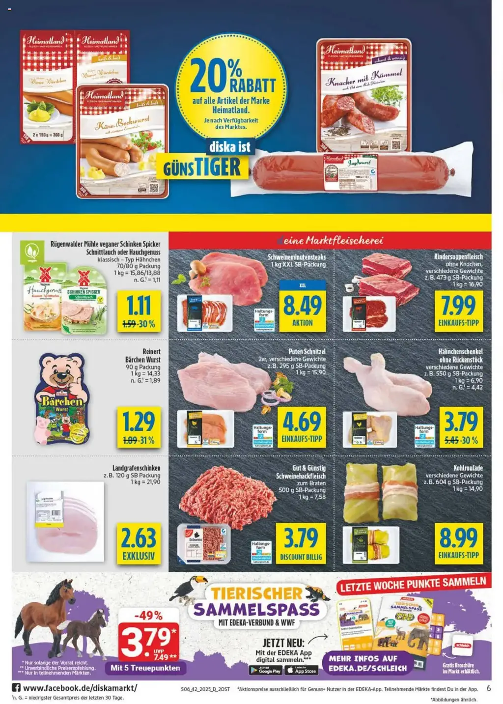 diska Prospekt KW42 mit aktuellen Angeboten und attraktiven Rabatten – günstige Lebensmittel, Sparen Sie bei diska Prospekt diese Woche!