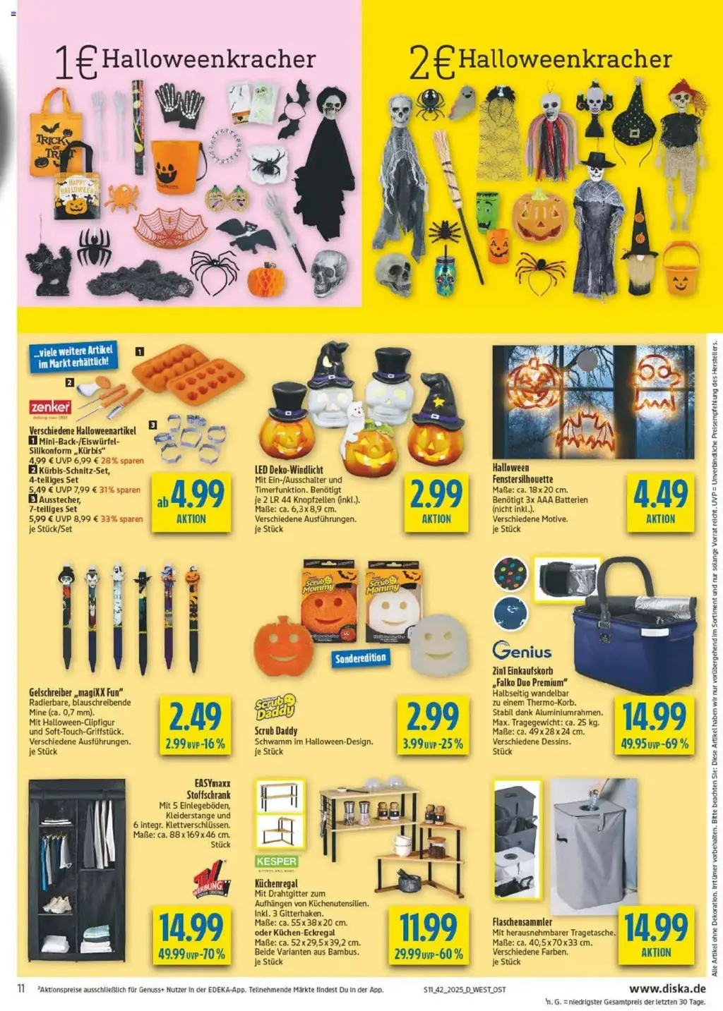diska Prospekt KW42 mit aktuellen Angeboten und attraktiven Rabatten – günstige Lebensmittel, Sparen Sie bei diska Prospekt diese Woche!