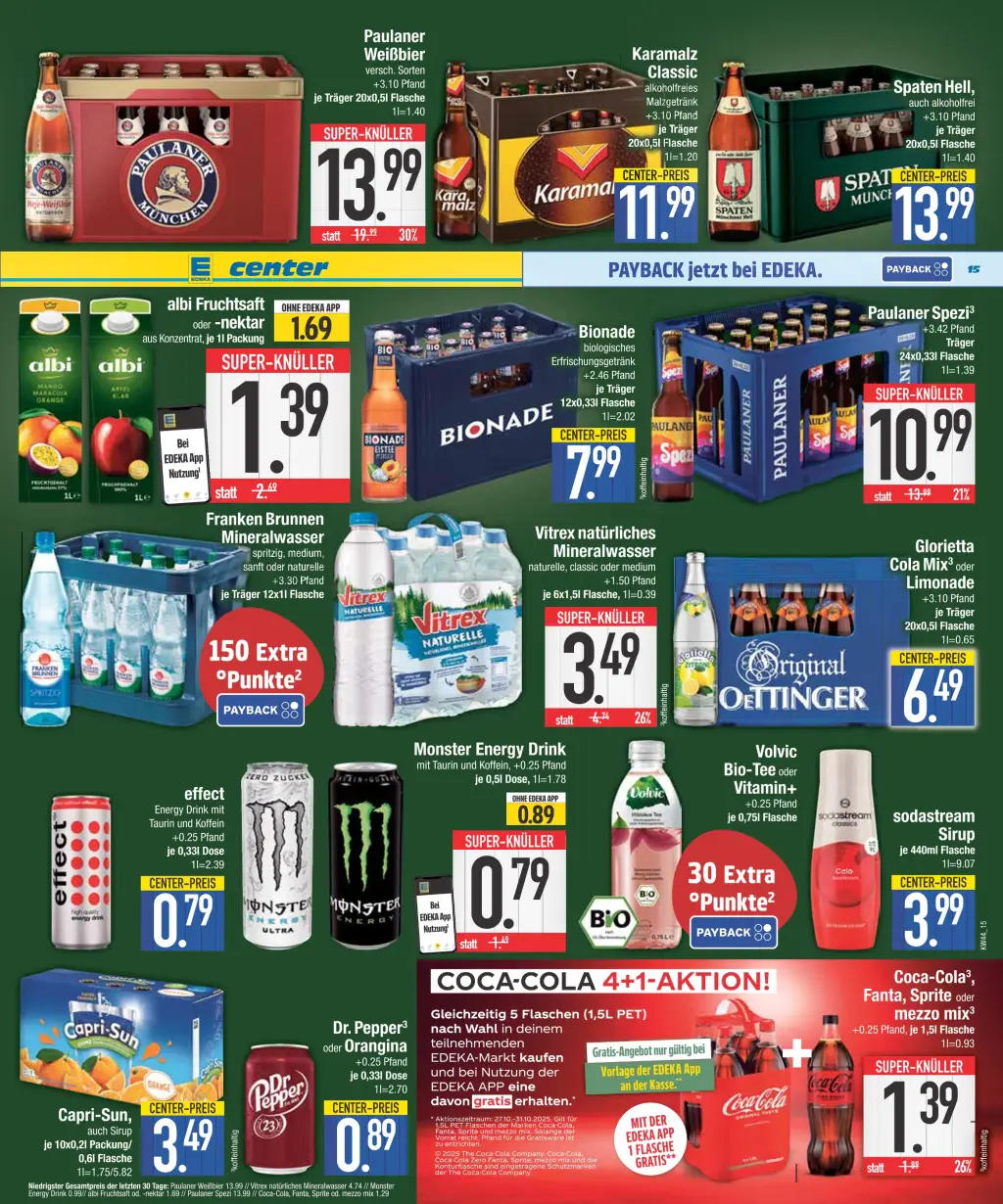 E-Center Prospekt KW44 mit aktuellen Angeboten und attraktiven Rabatten – günstige Lebensmittel, Sparen Sie bei E-Center Prospekt diese Woche!