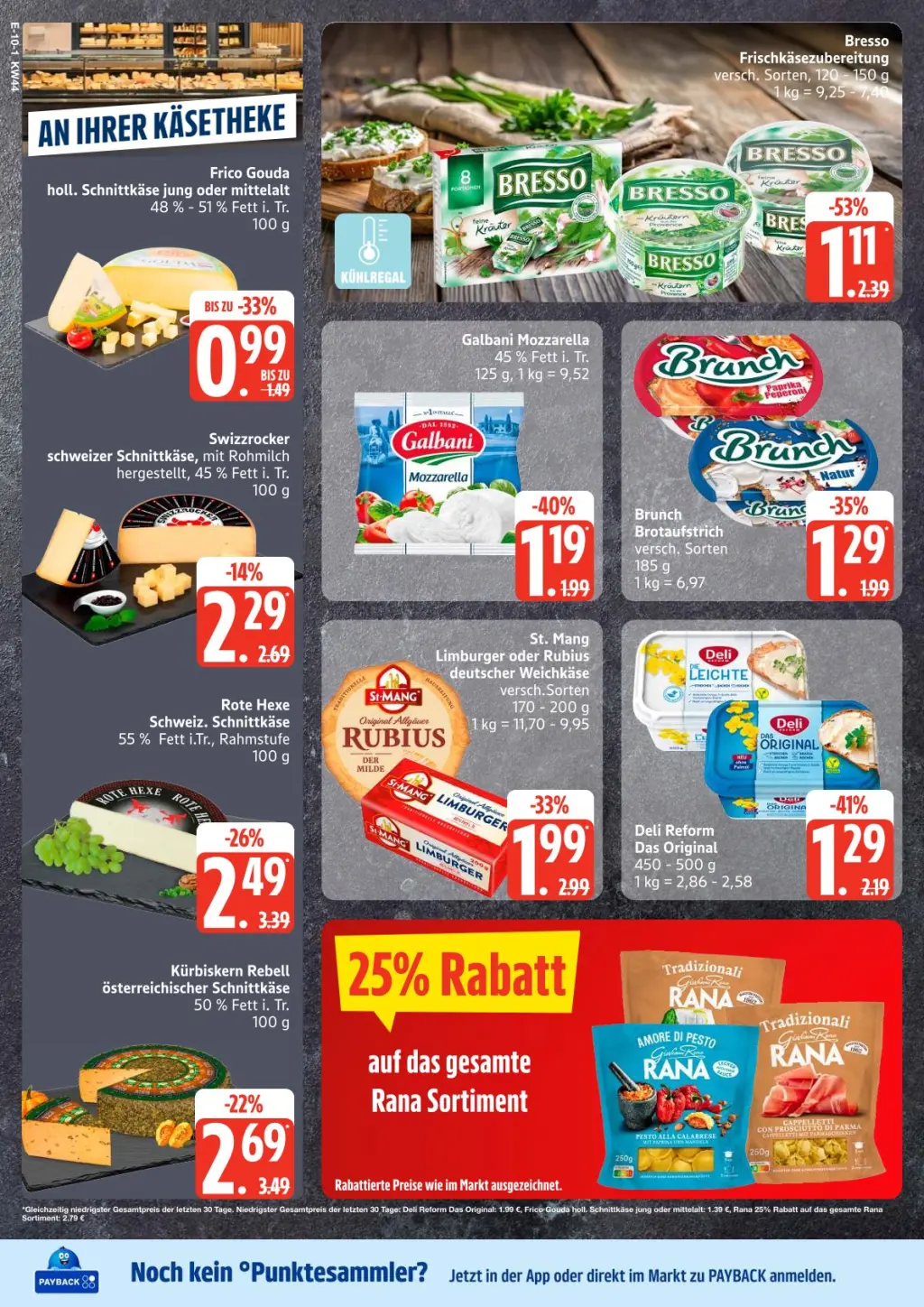 Edeka Prospekt KW44 mit aktuellen Angeboten und attraktiven Rabatten – günstige Lebensmittel, Sparen Sie bei Edeka Prospekt diese Woche!