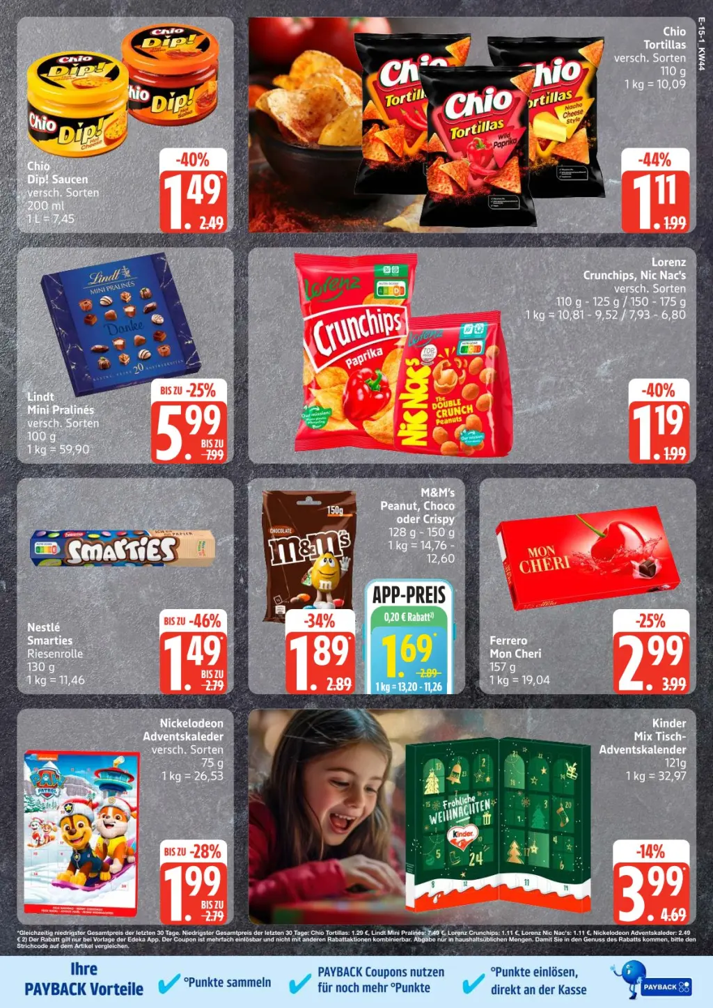 Edeka Prospekt KW44 mit aktuellen Angeboten und attraktiven Rabatten – günstige Lebensmittel, Sparen Sie bei Edeka Prospekt diese Woche!