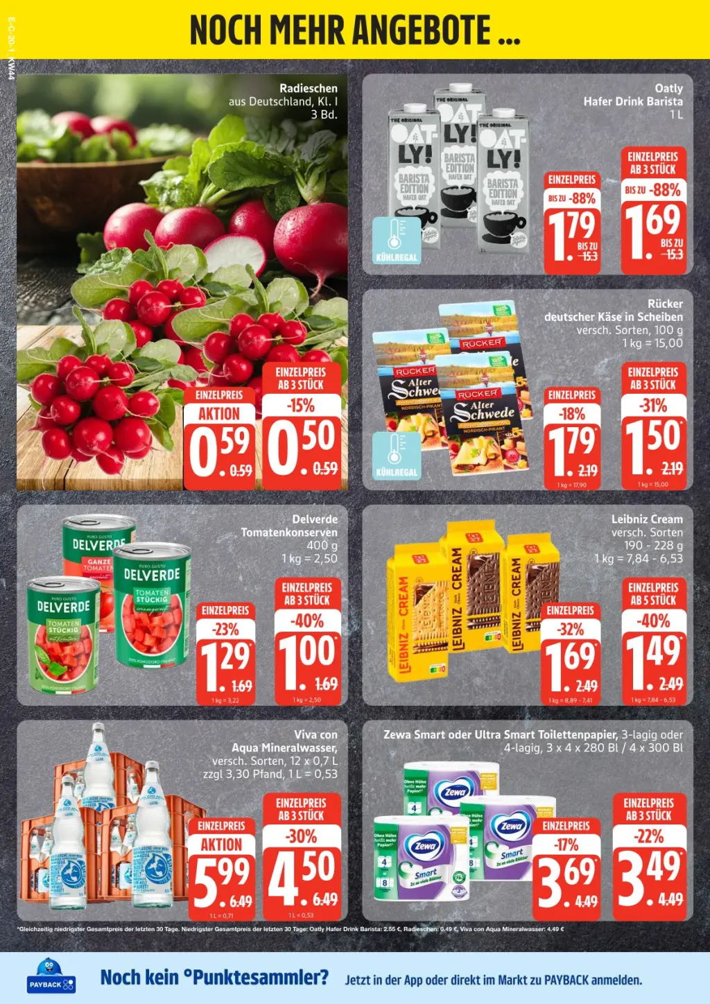 Edeka Prospekt KW44 mit aktuellen Angeboten und attraktiven Rabatten – günstige Lebensmittel, Sparen Sie bei Edeka Prospekt diese Woche!