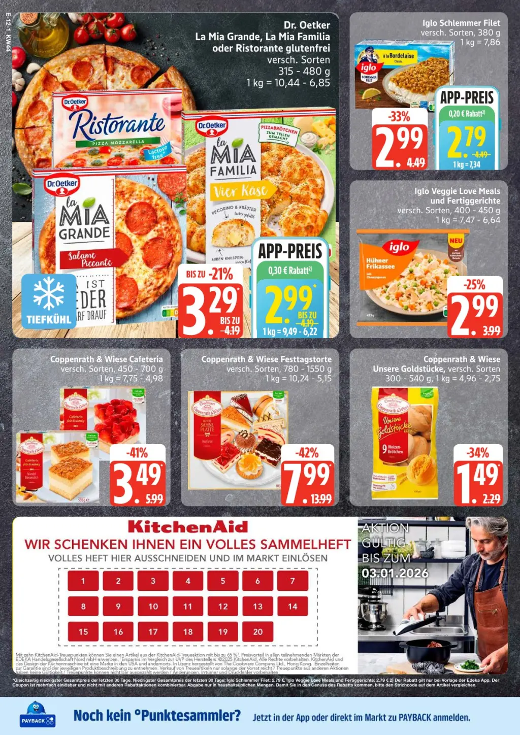 Edeka Prospekt KW44 mit aktuellen Angeboten und attraktiven Rabatten – günstige Lebensmittel, Sparen Sie bei Edeka Prospekt diese Woche!