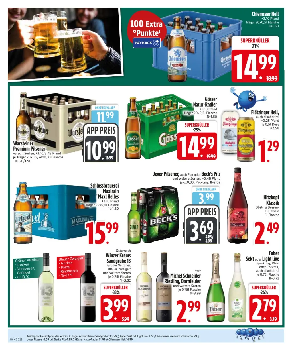 Edeka Prospekt KW45 mit aktuellen Angeboten und attraktiven Rabatten – günstige Lebensmittel, Sparen Sie bei Edeka Prospekt diese Woche!