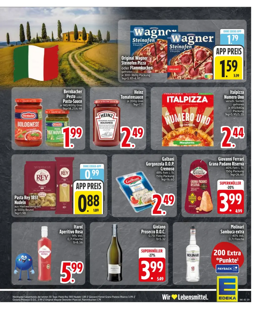 Edeka Prospekt KW45 mit aktuellen Angeboten und attraktiven Rabatten – günstige Lebensmittel, Sparen Sie bei Edeka Prospekt diese Woche!