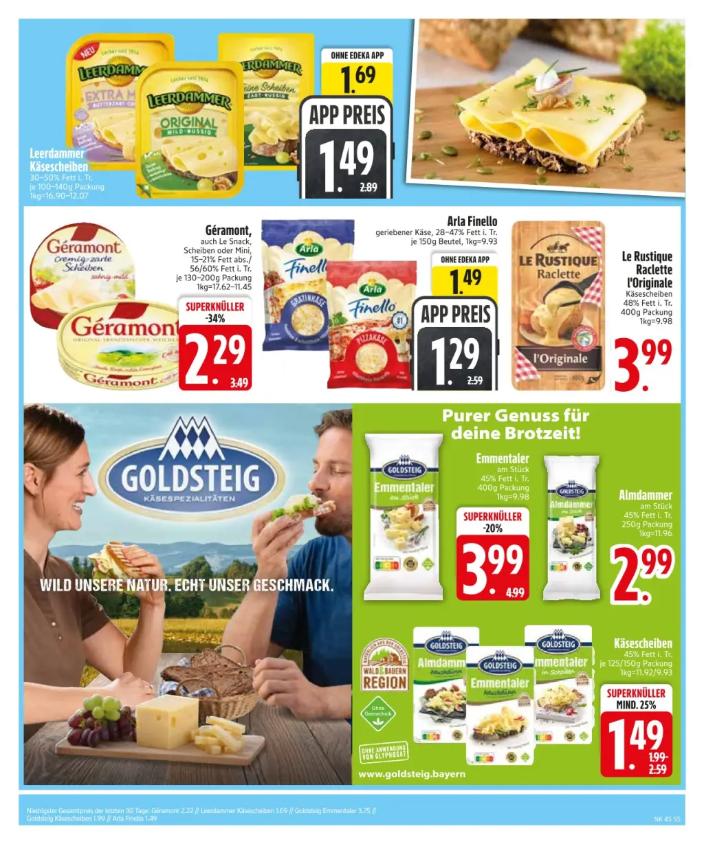 Edeka Prospekt KW45 mit aktuellen Angeboten und attraktiven Rabatten – günstige Lebensmittel, Sparen Sie bei Edeka Prospekt diese Woche!