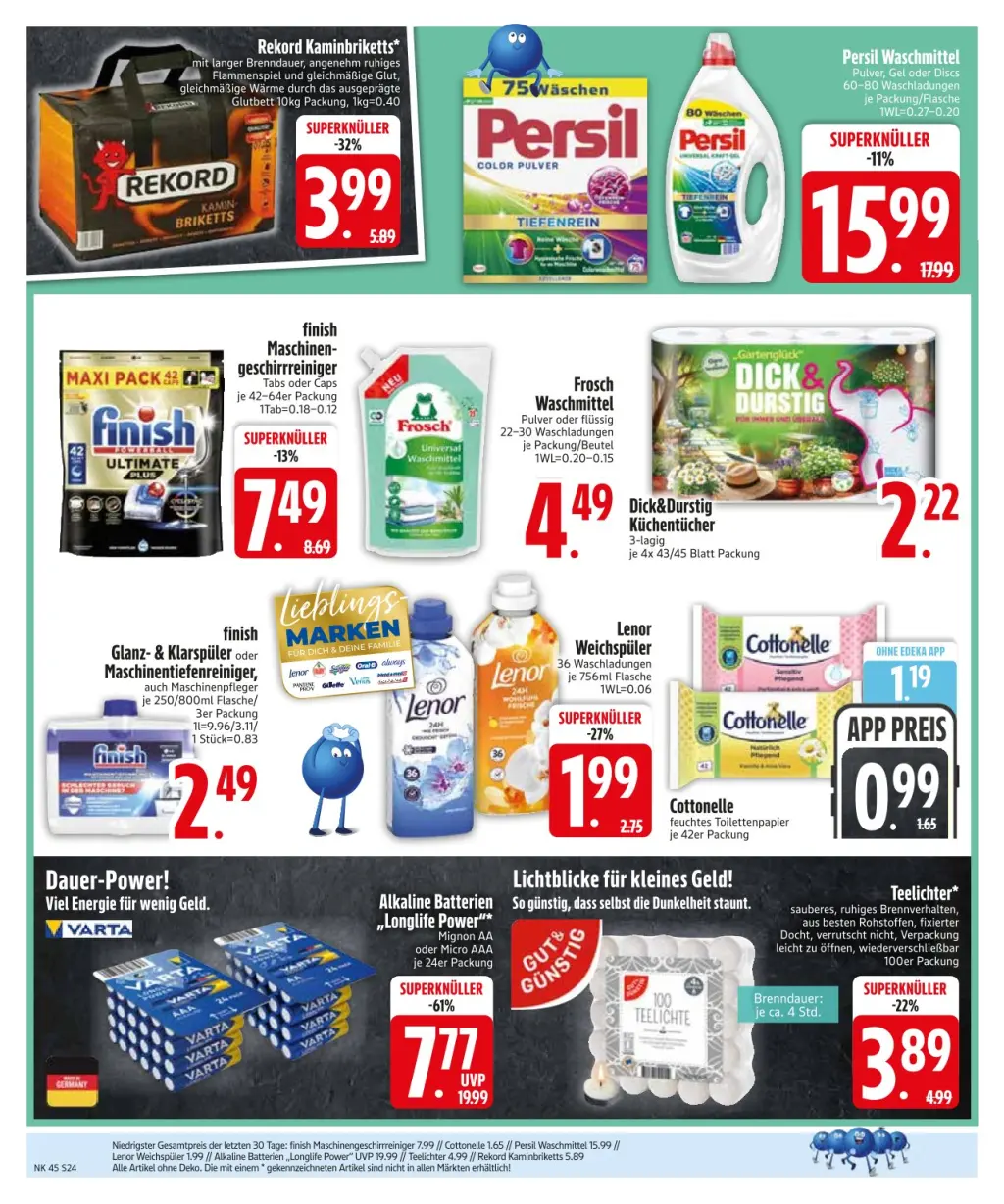 Edeka Prospekt KW45 mit aktuellen Angeboten und attraktiven Rabatten – günstige Lebensmittel, Sparen Sie bei Edeka Prospekt diese Woche!