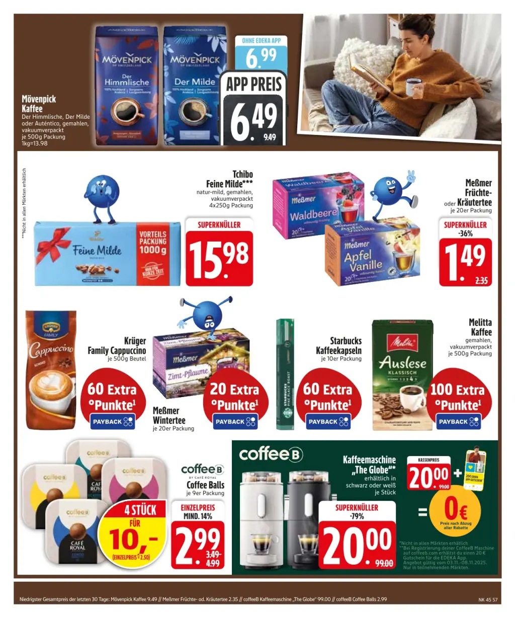 Edeka Prospekt KW45 mit aktuellen Angeboten und attraktiven Rabatten – günstige Lebensmittel, Sparen Sie bei Edeka Prospekt diese Woche!