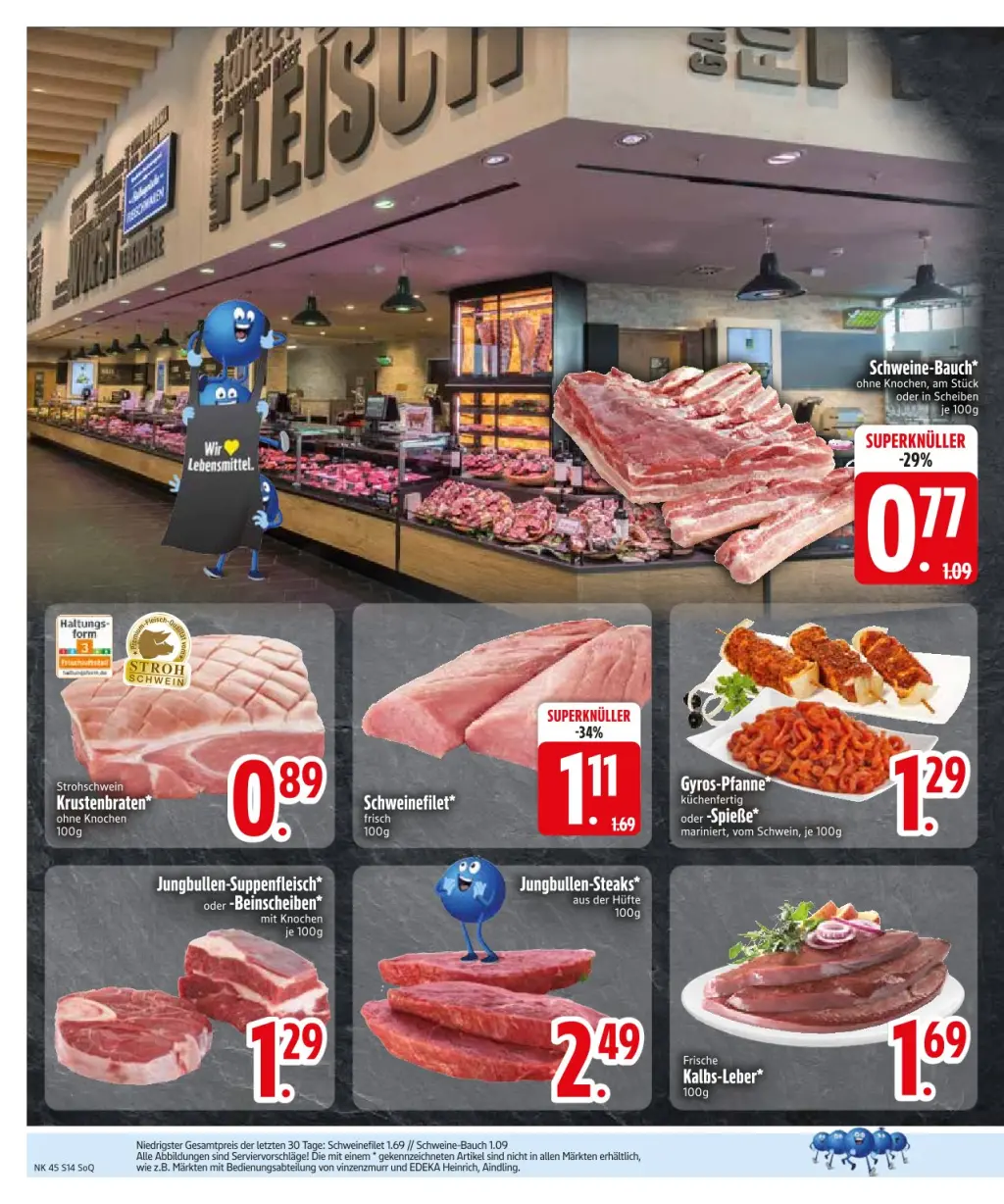 Edeka Prospekt KW45 mit aktuellen Angeboten und attraktiven Rabatten – günstige Lebensmittel, Sparen Sie bei Edeka Prospekt diese Woche!
