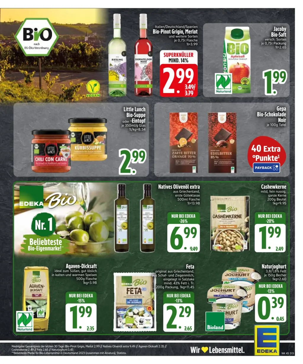 Edeka Prospekt KW45 mit aktuellen Angeboten und attraktiven Rabatten – günstige Lebensmittel, Sparen Sie bei Edeka Prospekt diese Woche!