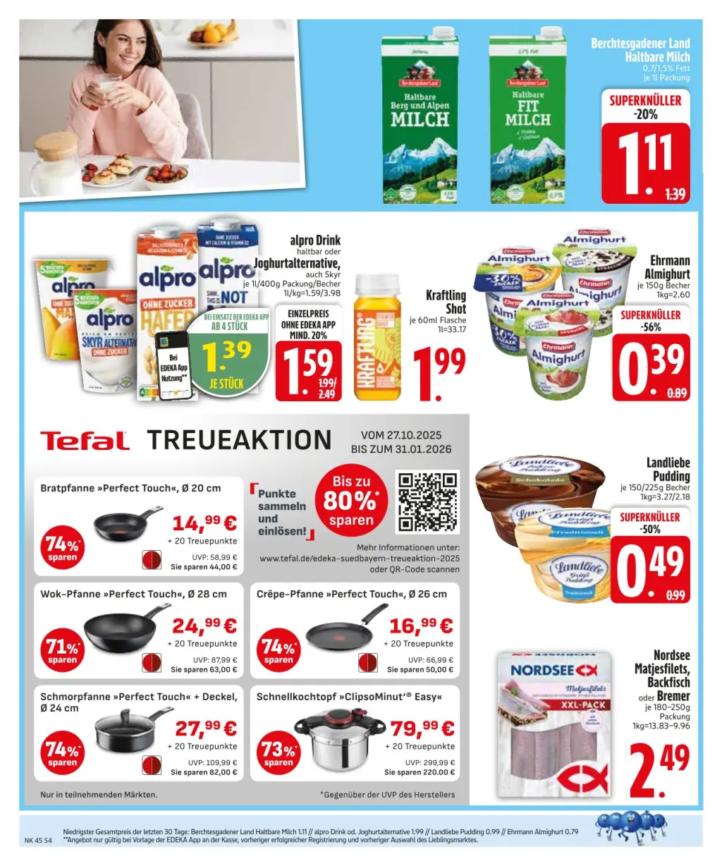 Edeka Prospekt KW45 mit aktuellen Angeboten und attraktiven Rabatten – günstige Lebensmittel, Sparen Sie bei Edeka Prospekt diese Woche!