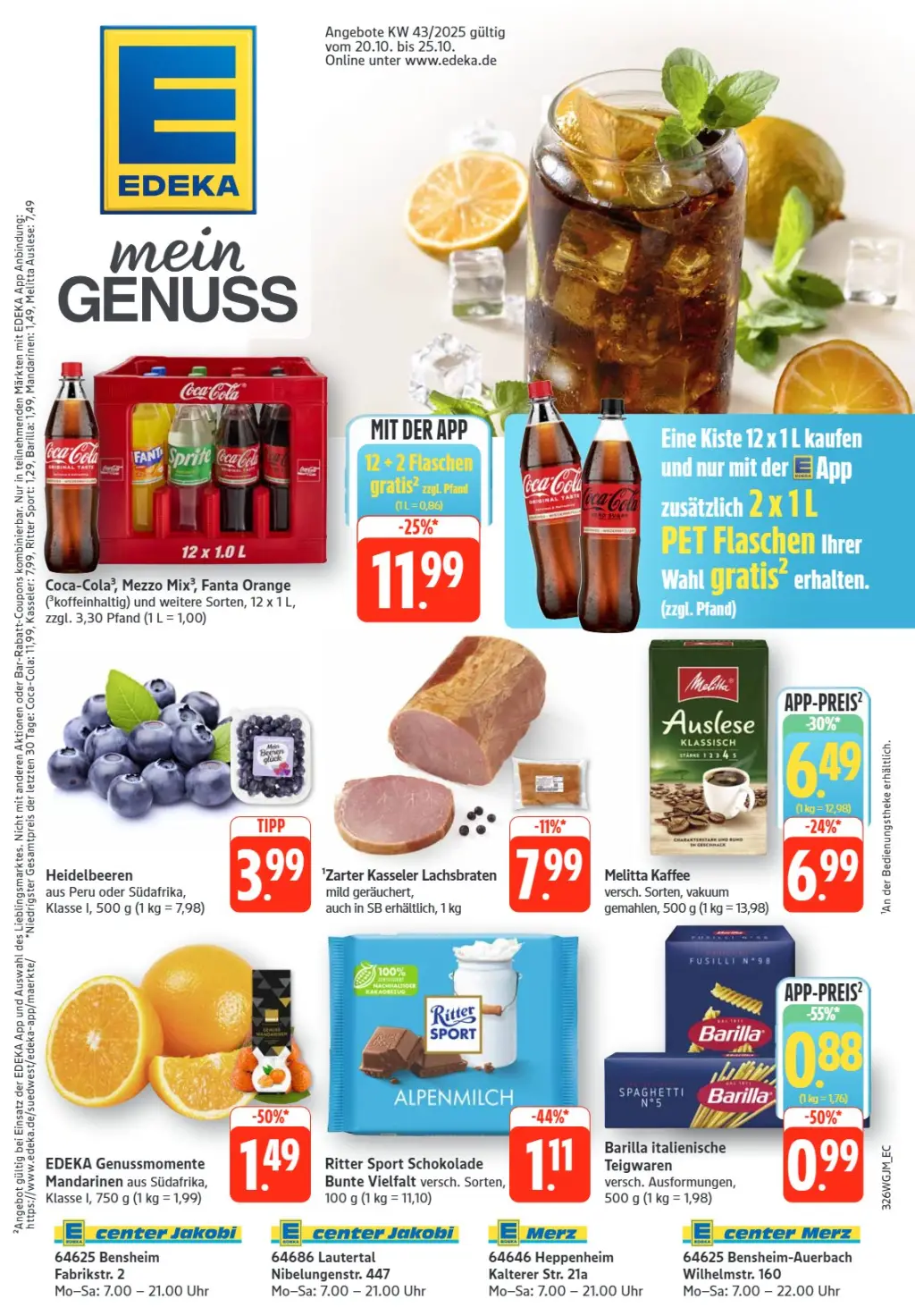 Edeka Prospekt KW43 mit aktuellen Angeboten und attraktiven Rabatten – günstige Lebensmittel, Sparen Sie bei Edeka Prospekt diese Woche! Edeka Prospekt KW43 mit aktuellen Angeboten und attraktiven Rabatten – günstige Lebensmittel, Sparen Sie bei Edeka Prospekt diese Woche!