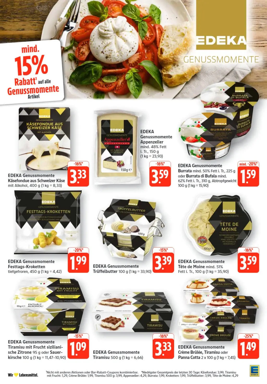 Edeka Prospekt KW45 mit aktuellen Angeboten und attraktiven Rabatten – günstige Lebensmittel, Sparen Sie bei Edeka Prospekt diese Woche!