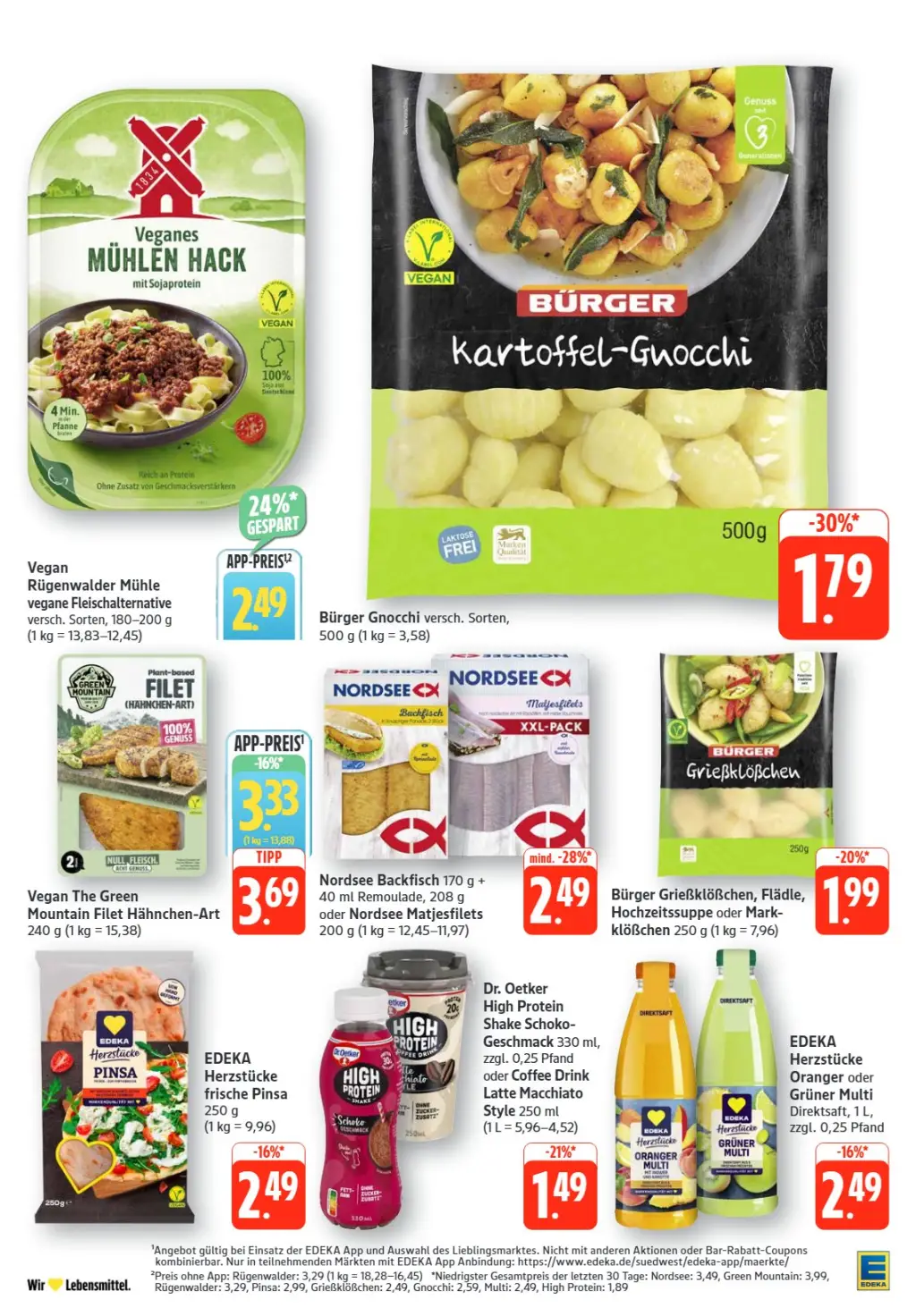 Edeka Prospekt KW45 mit aktuellen Angeboten und attraktiven Rabatten – günstige Lebensmittel, Sparen Sie bei Edeka Prospekt diese Woche!