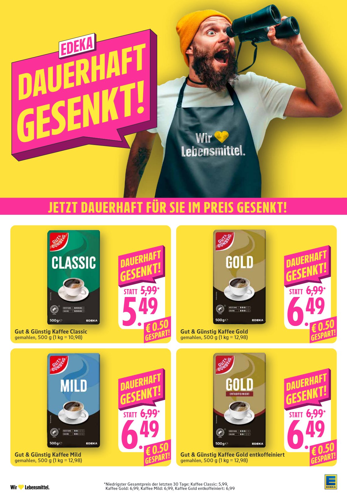 Edeka Prospekt KW45 mit aktuellen Angeboten und attraktiven Rabatten – günstige Lebensmittel, Sparen Sie bei Edeka Prospekt diese Woche!
